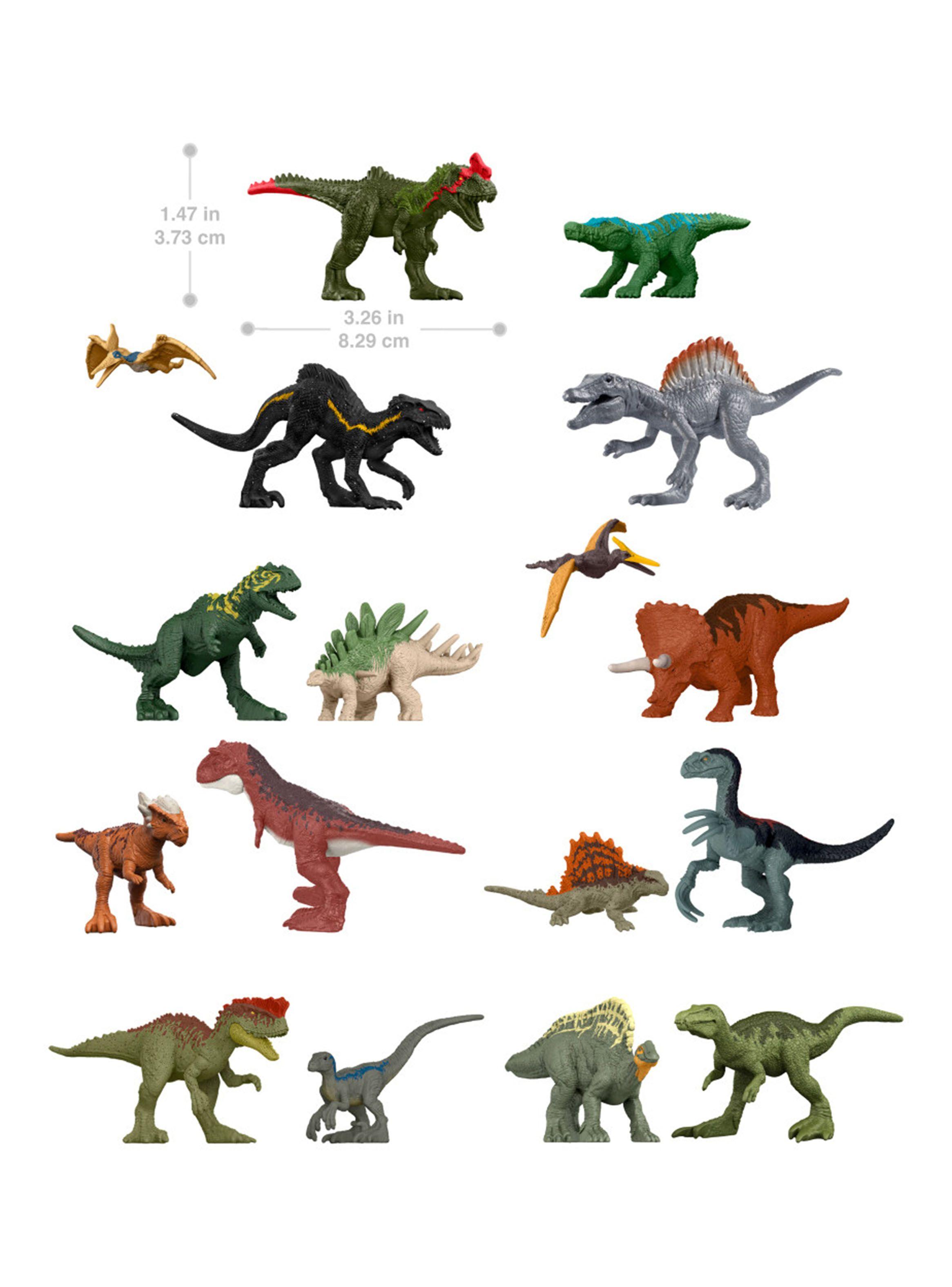 Figura de Acción Dinosaurio de Juguete Mini Coleccionable-3