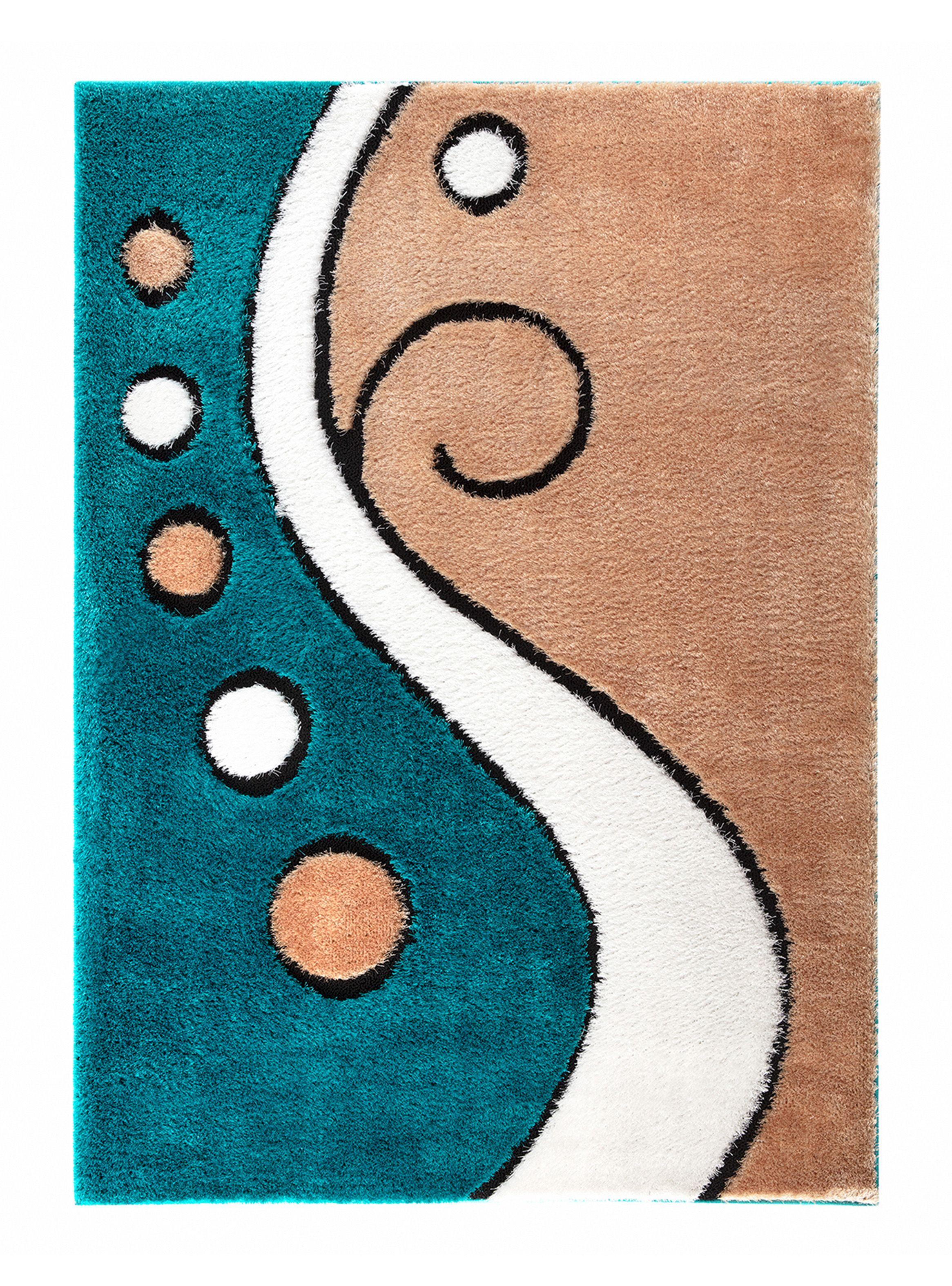 Alfombra 150 x 200 cm Exclusive D2 Turquesa-0