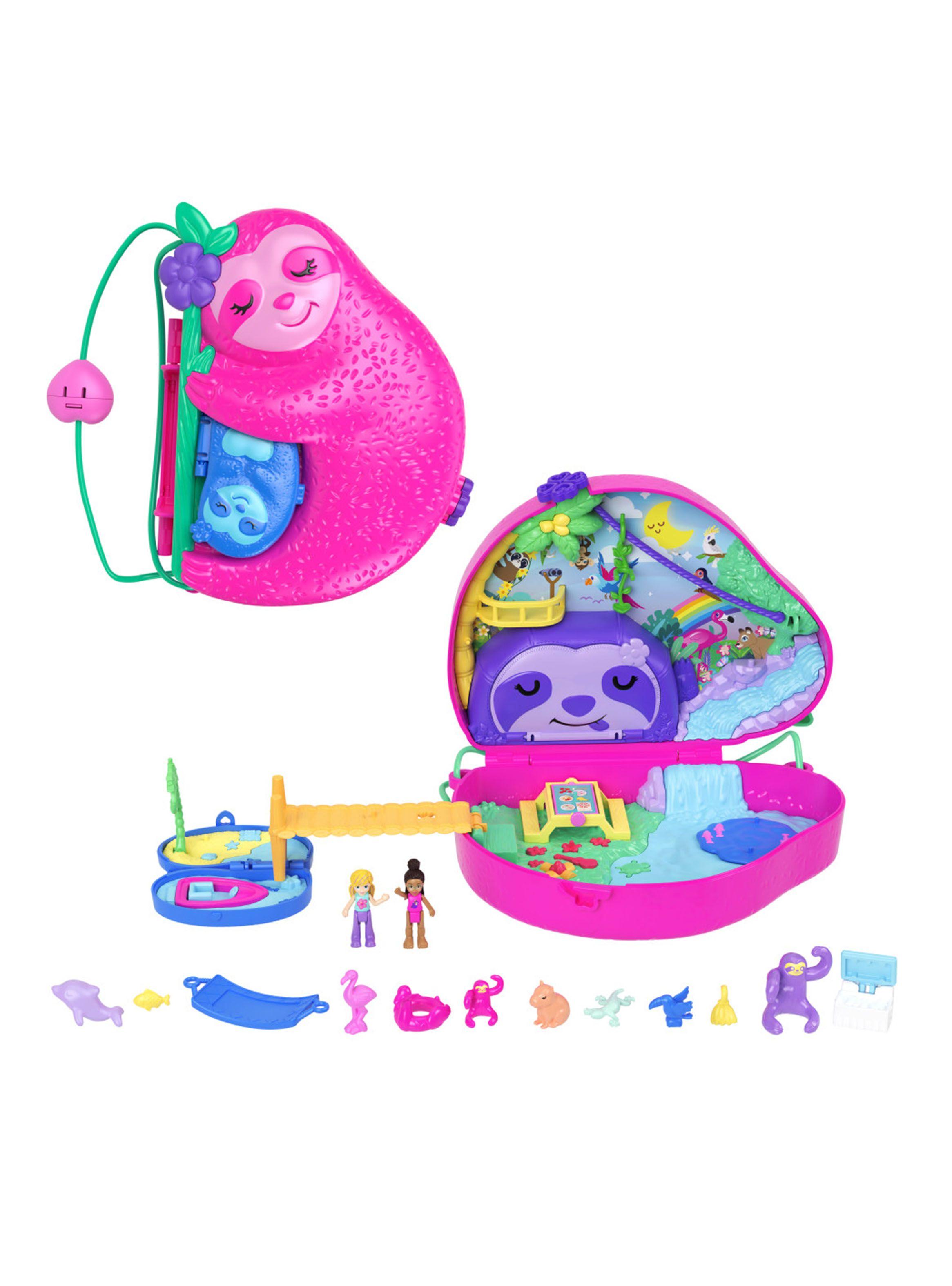 Set de Juego Estuche de Bolso 2 en 1 Familia de Perezosos-1