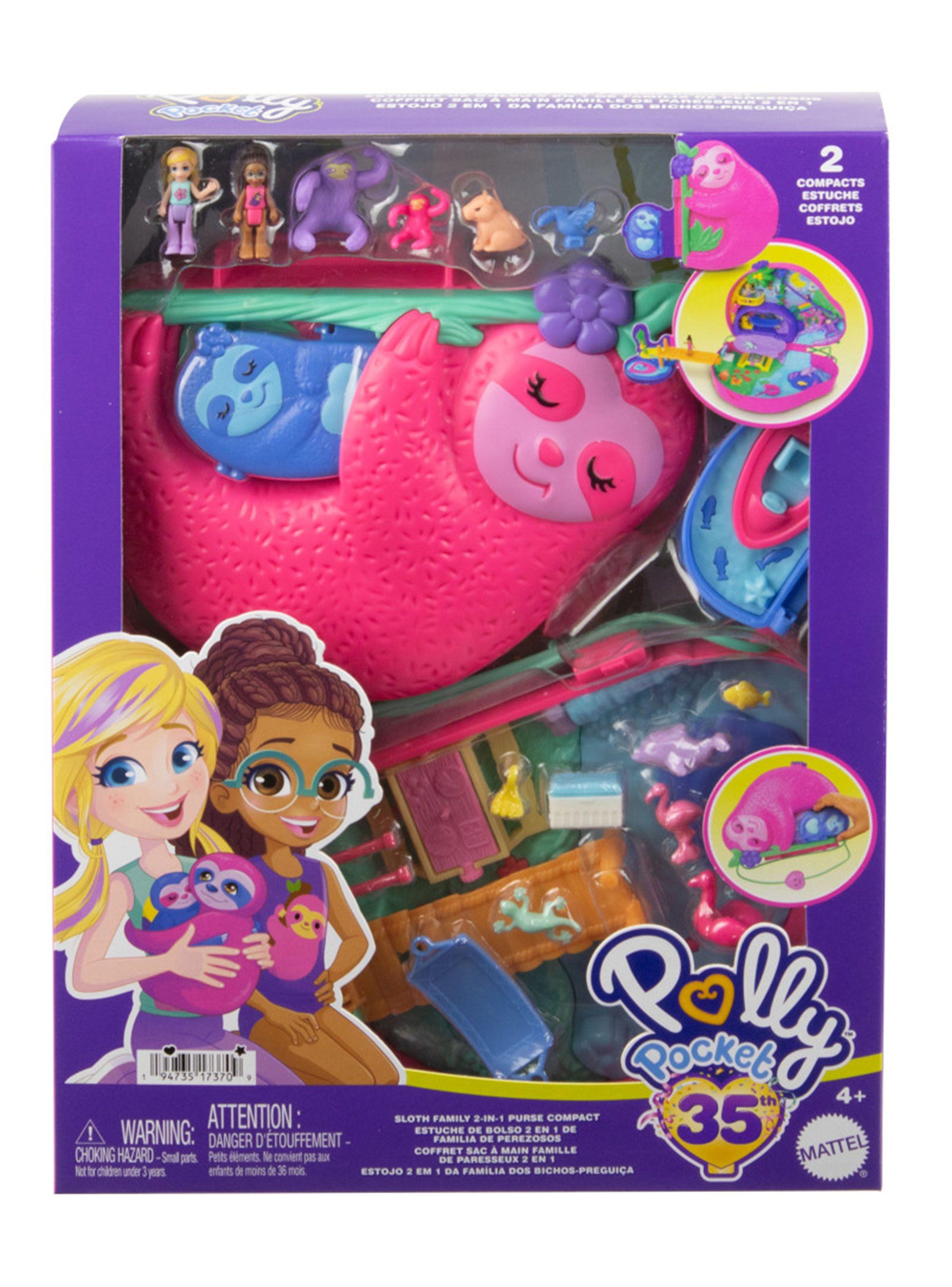 Set de Juego Estuche de Bolso 2 en 1 Familia de Perezosos-3