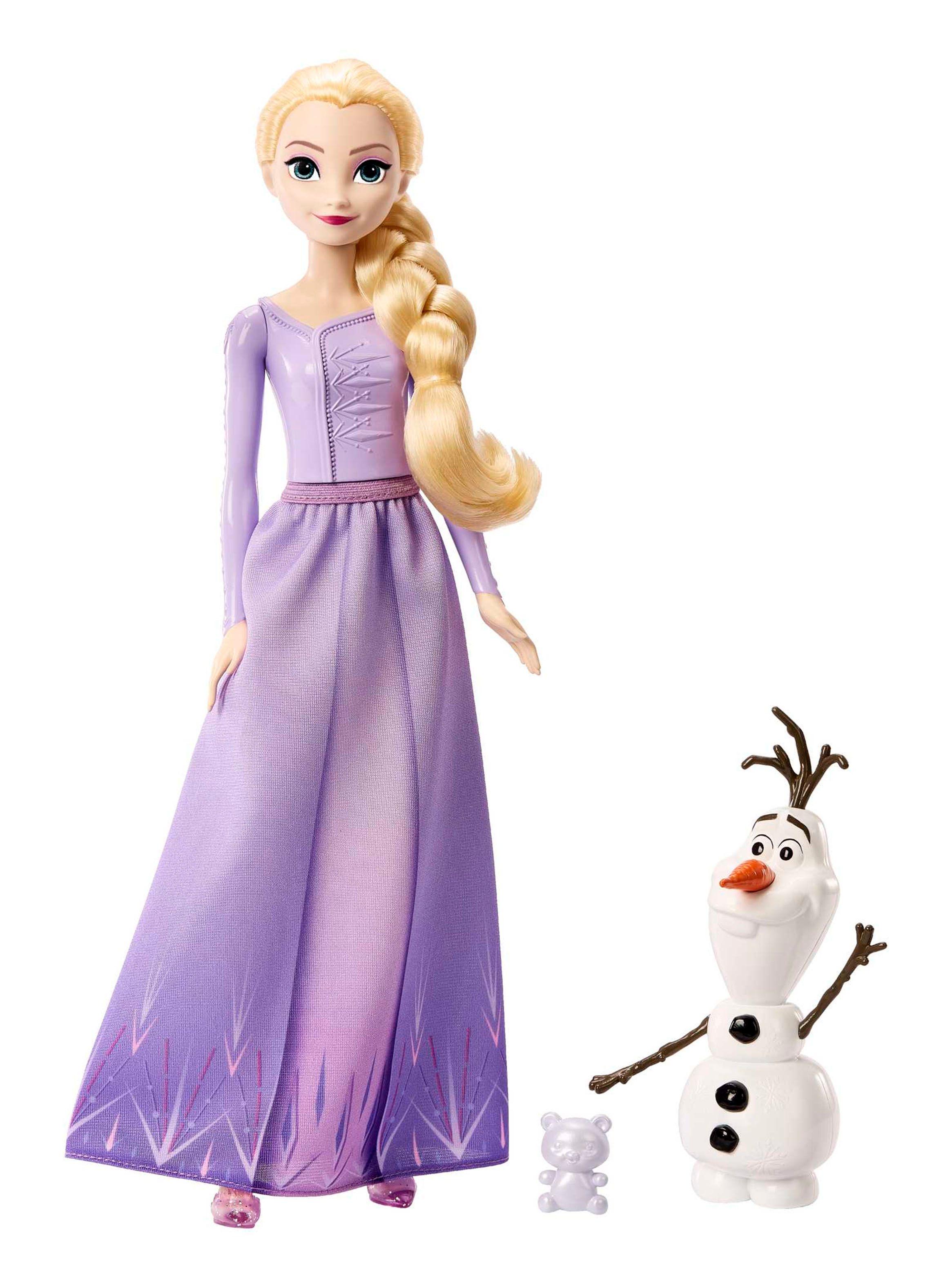 Muñeca Elsa y Olaf Frozen Aventuras Heladas-0
