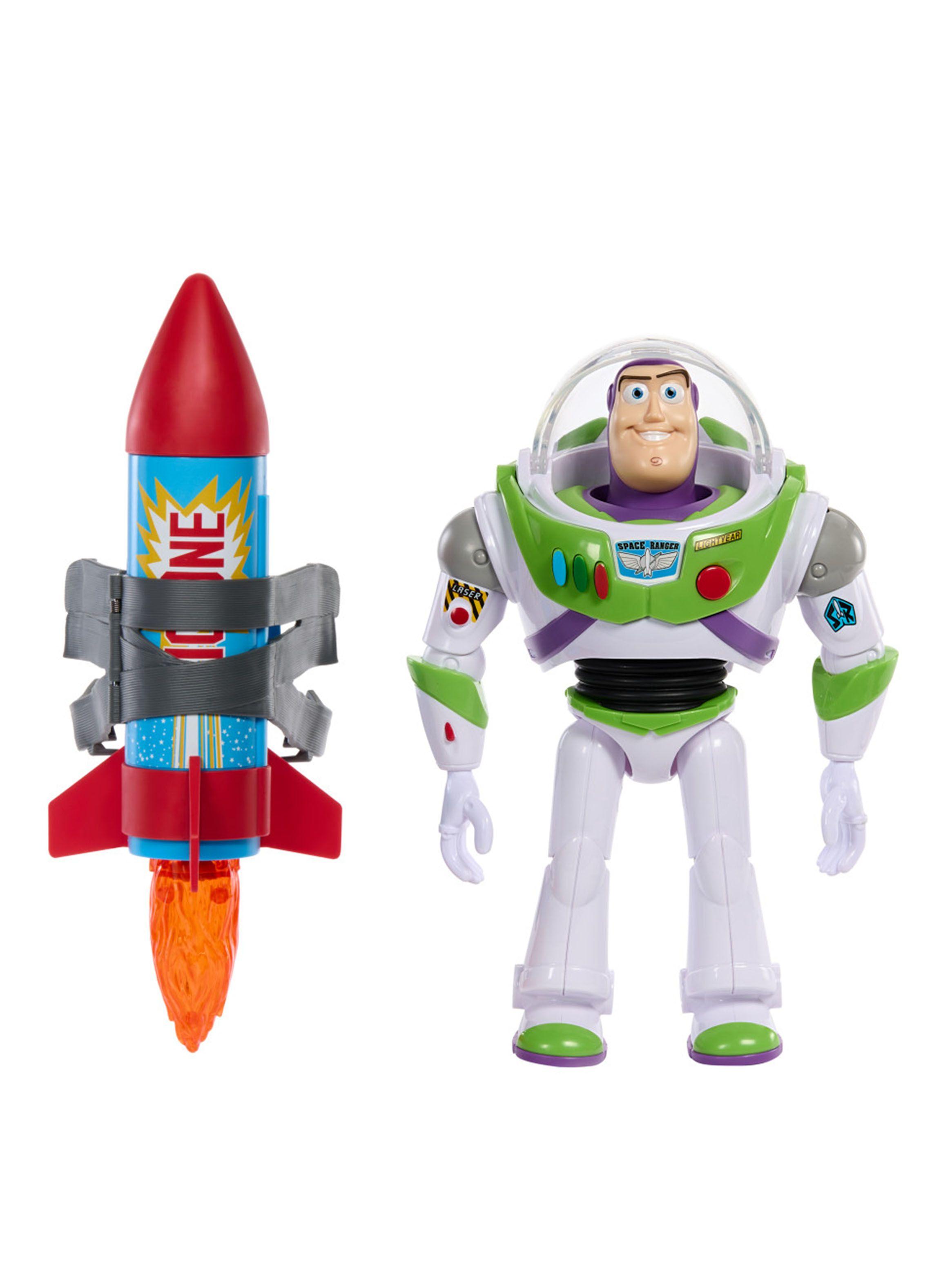 Figura de Acción Buzz con Cohete 12"-2