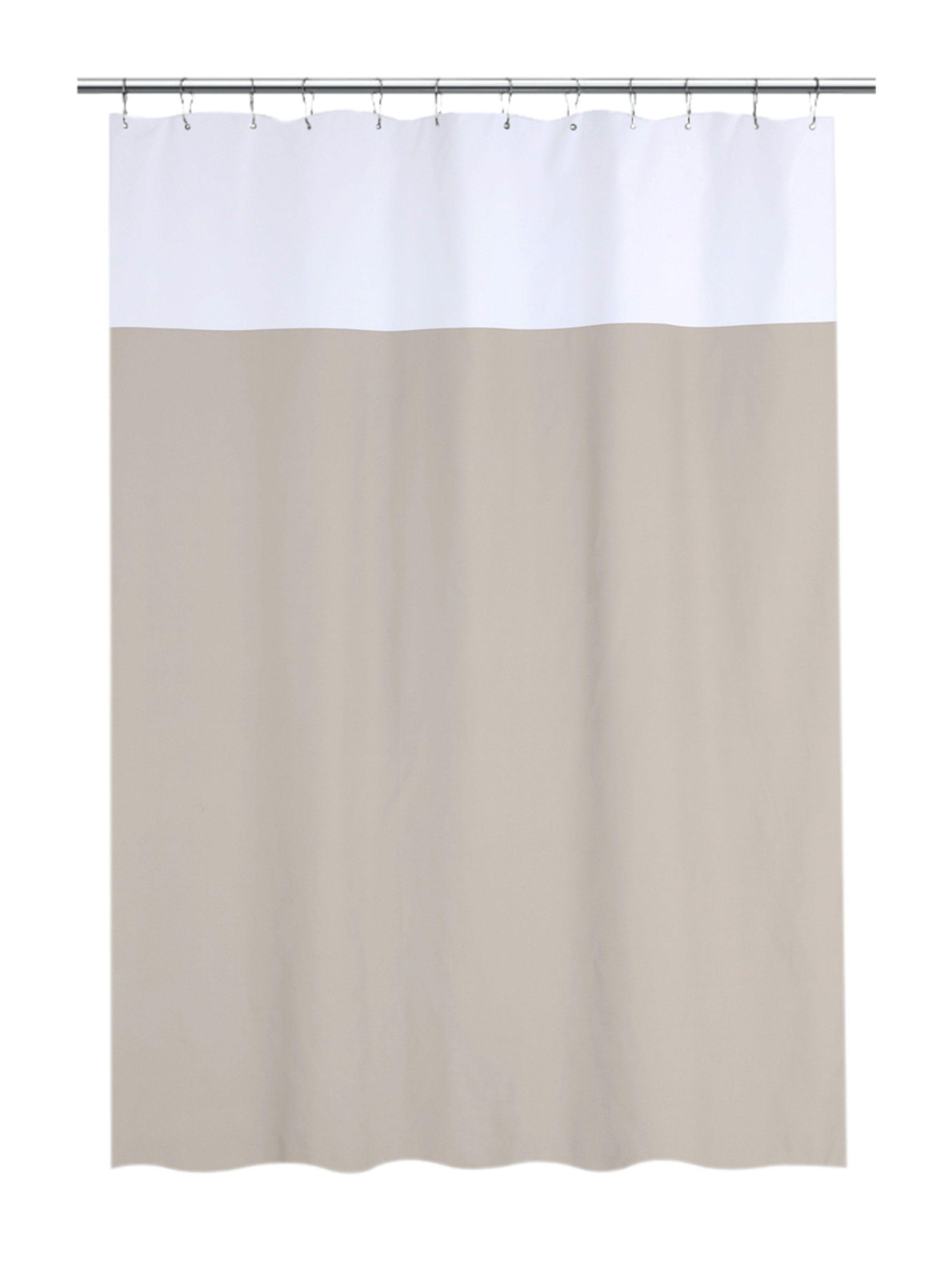 Cortina de Baño Bicolor 180x180 cm-0