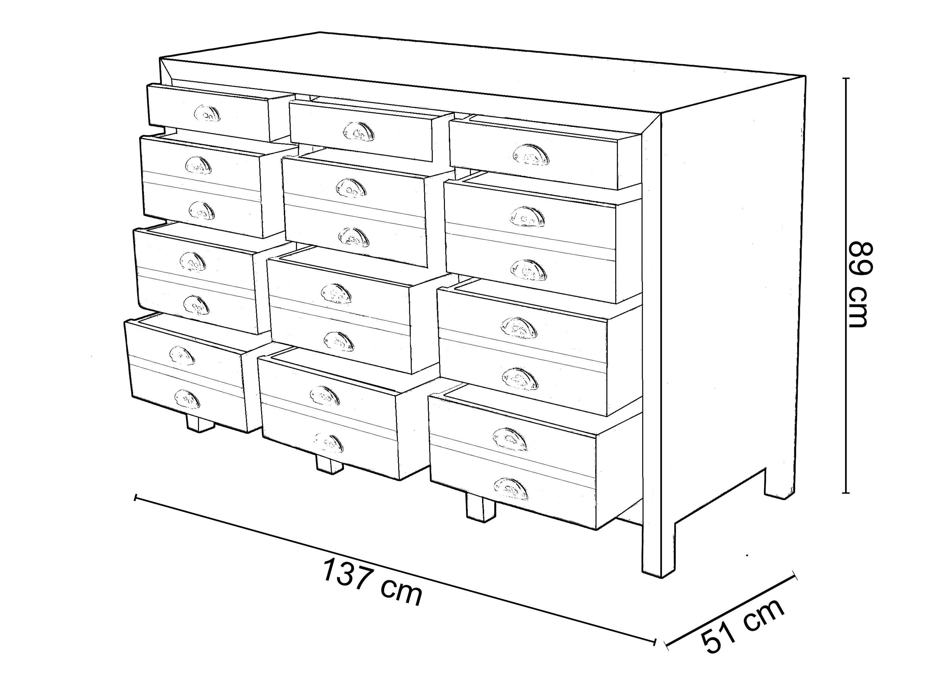 Buffet Jorge 137x51x89 cm Alaniz Home-5