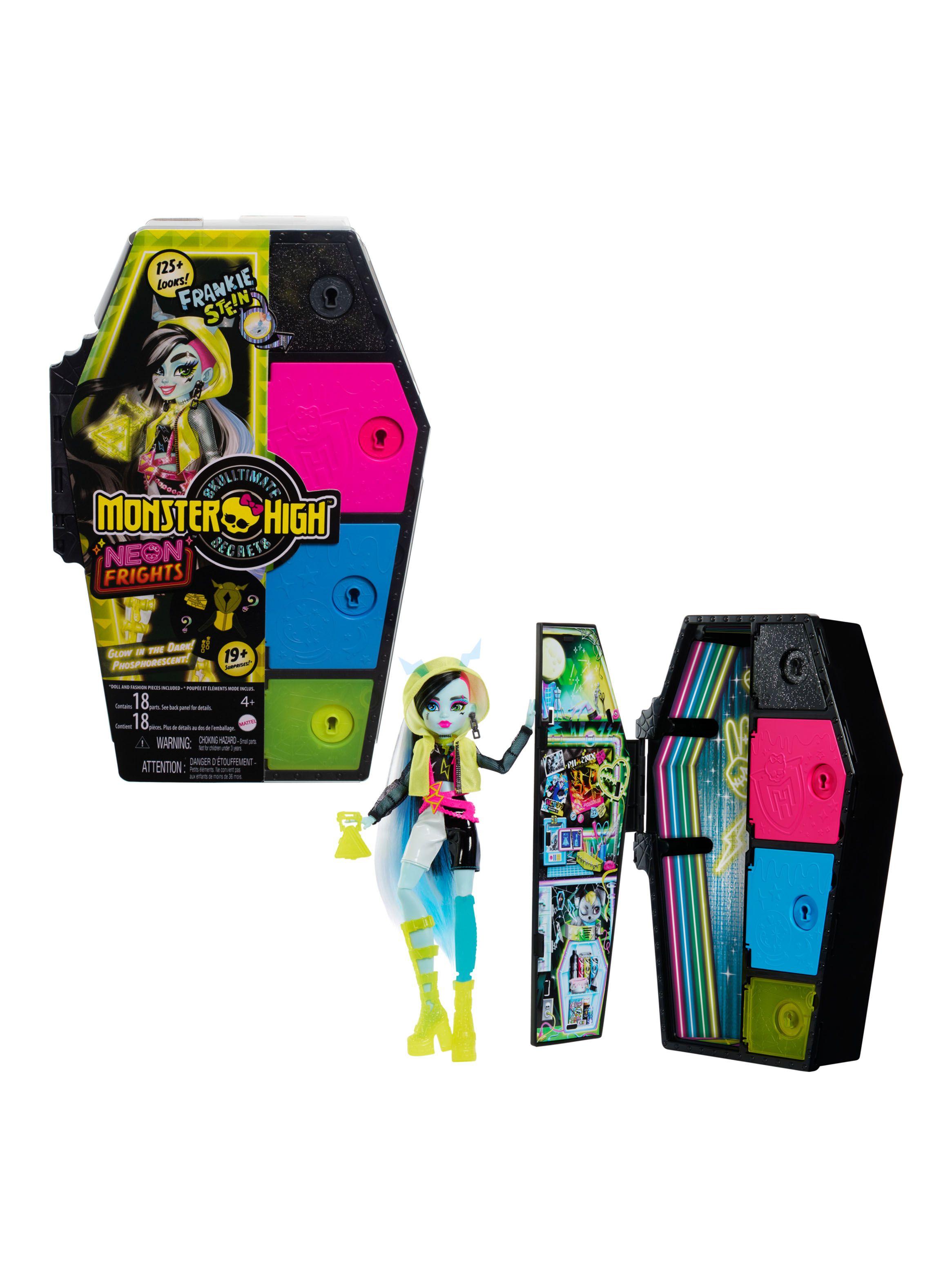 Muñeca Frankie Skulltimates Secrets Sustos Neón-1