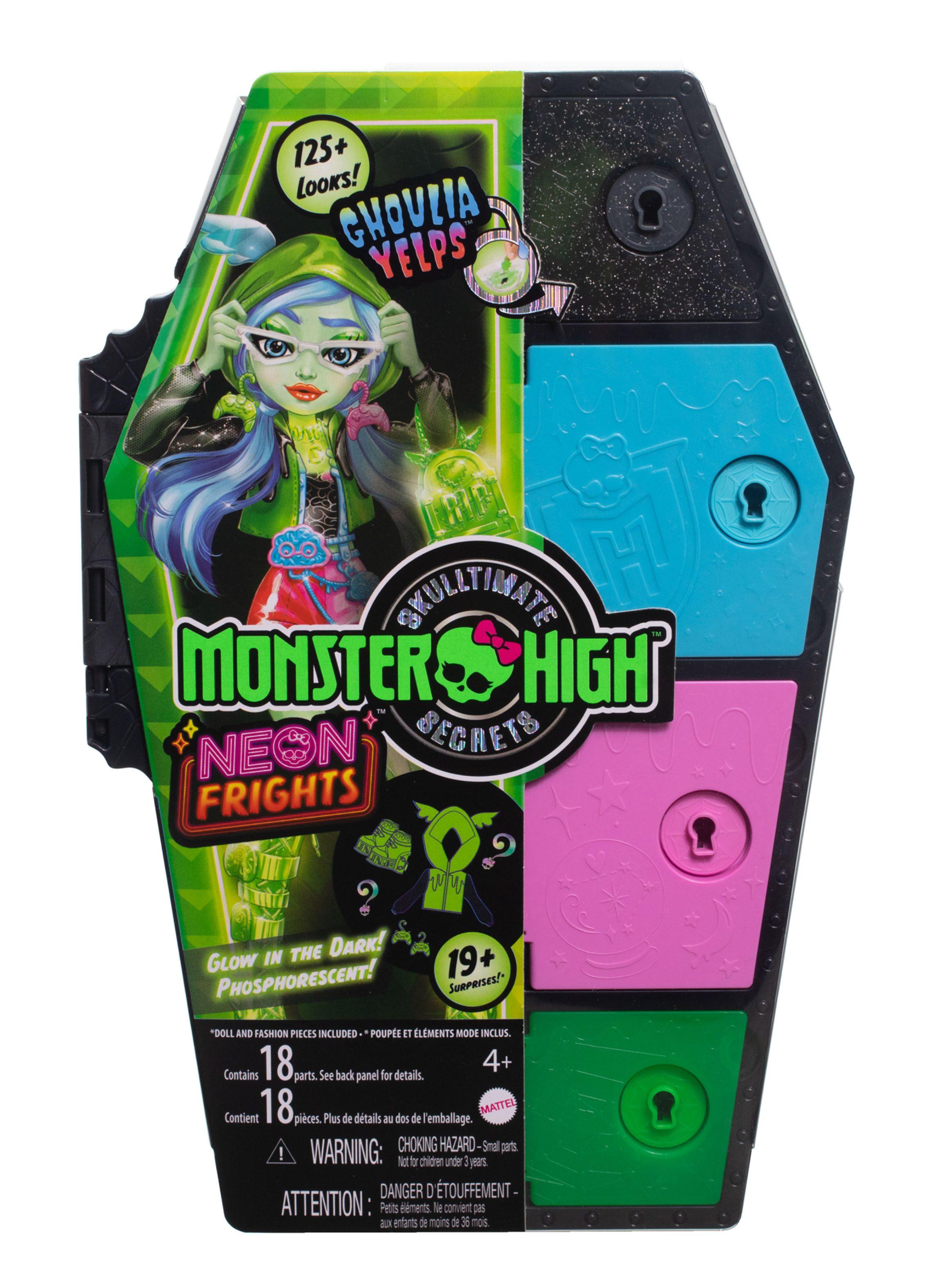 Muñeca Ghoulia Skulltimates Secrets Sustos Neón-3