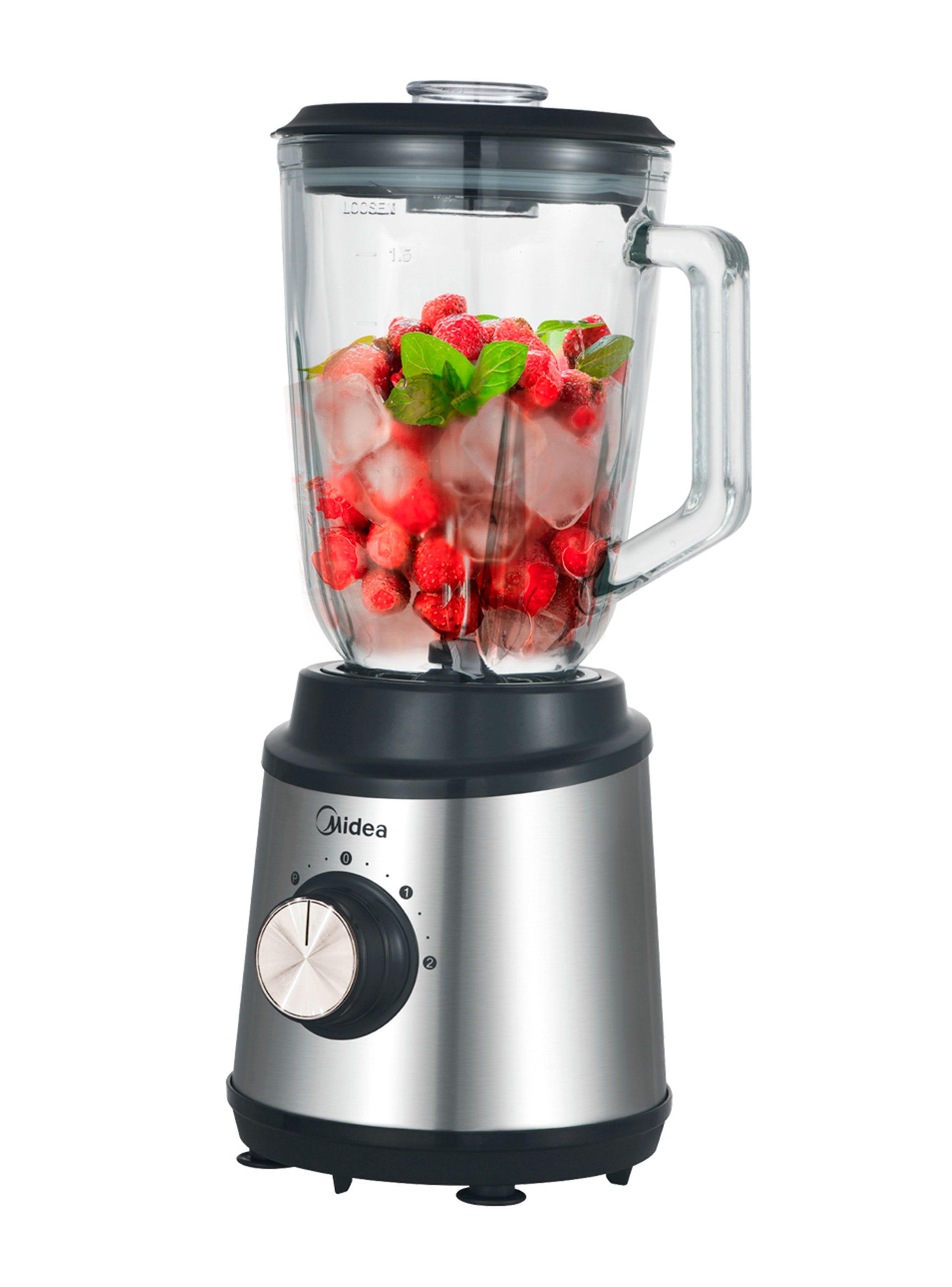 Licuadora 1.5 Litros 800W Acero Inoxidable Negra-3