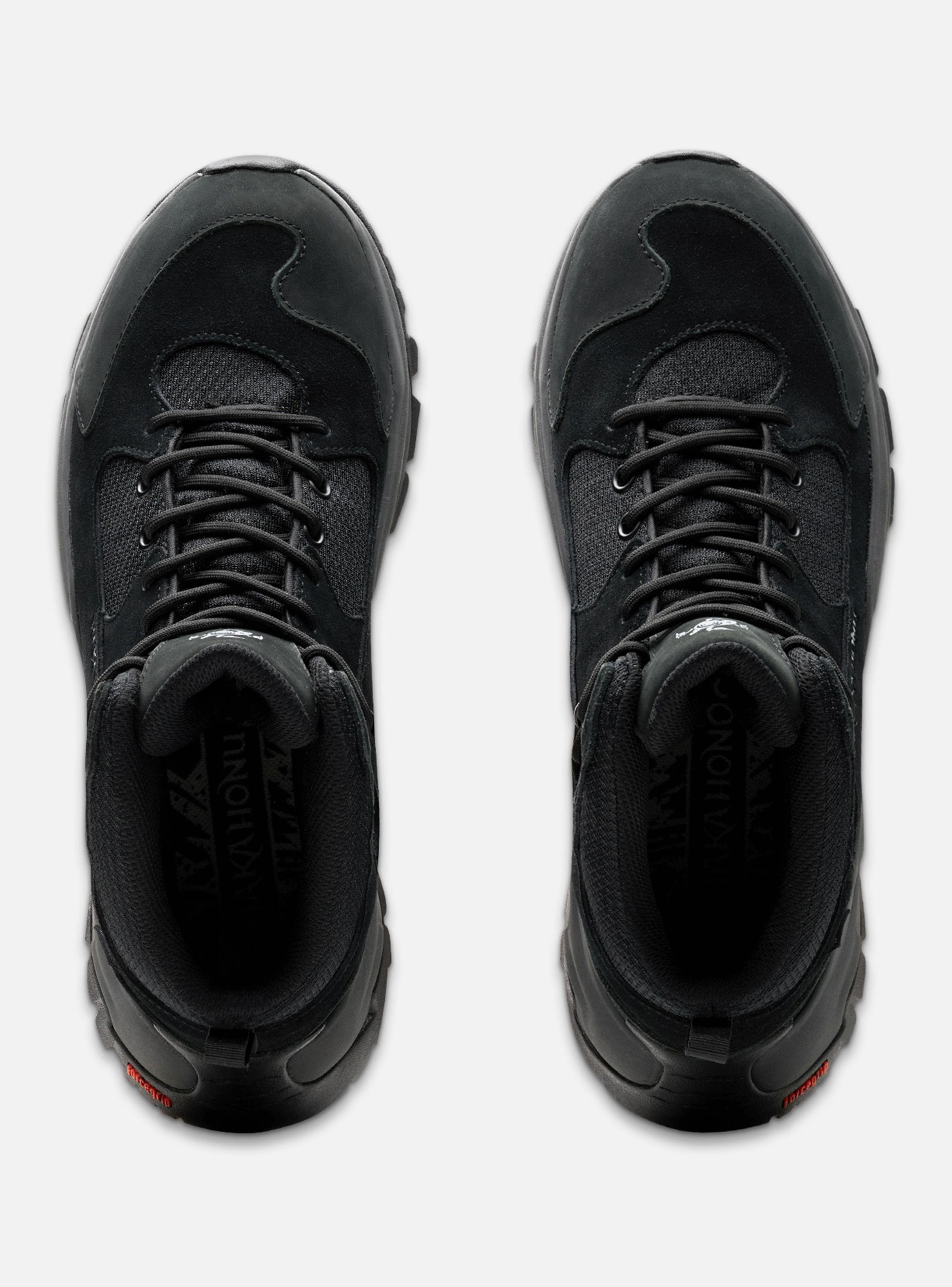 Zapatilla Outdoor Cuero Cordillera Alta Hombre-4