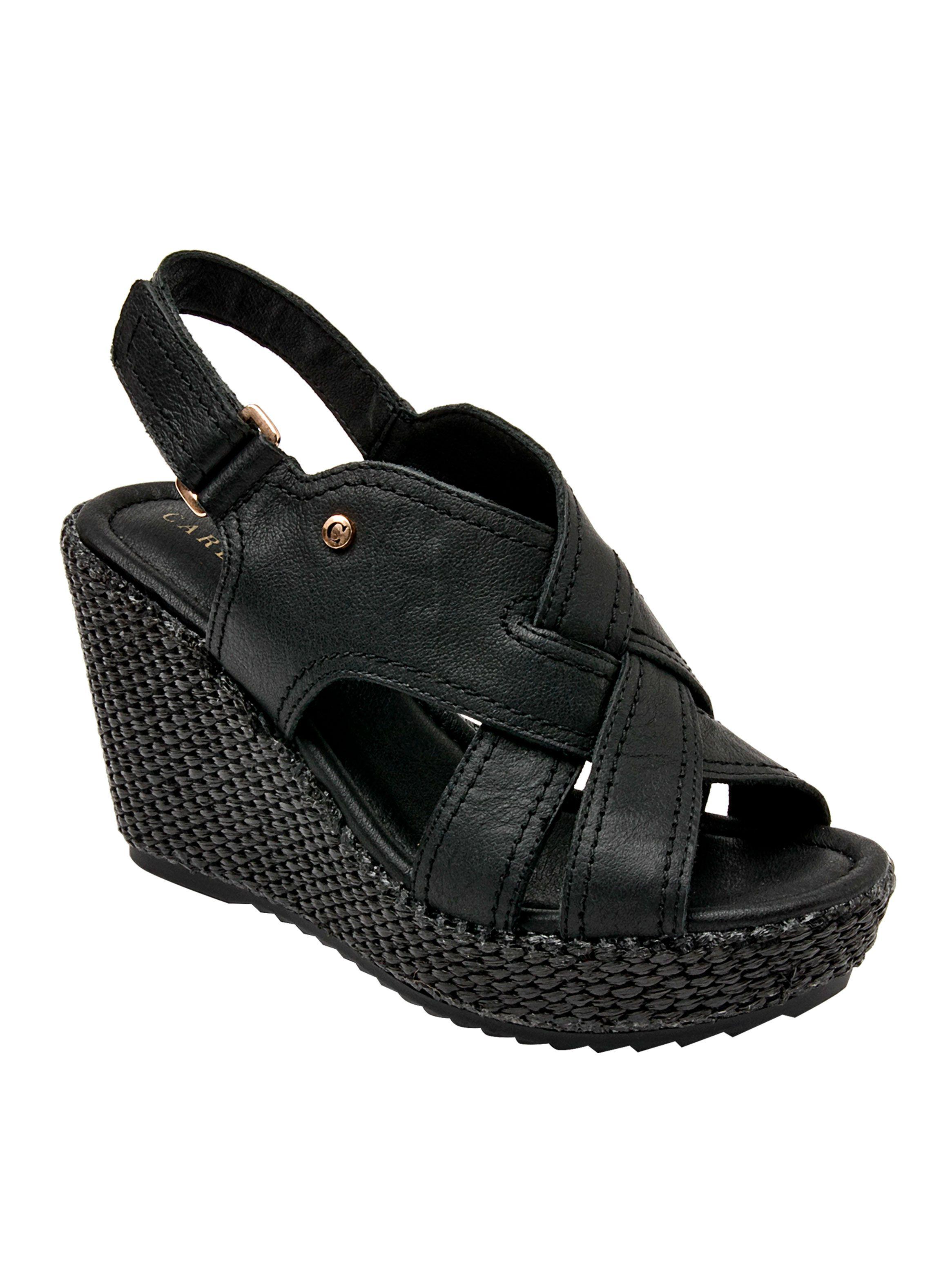 Sandalia Ck092 Taco Chino Cuero Mujer-1