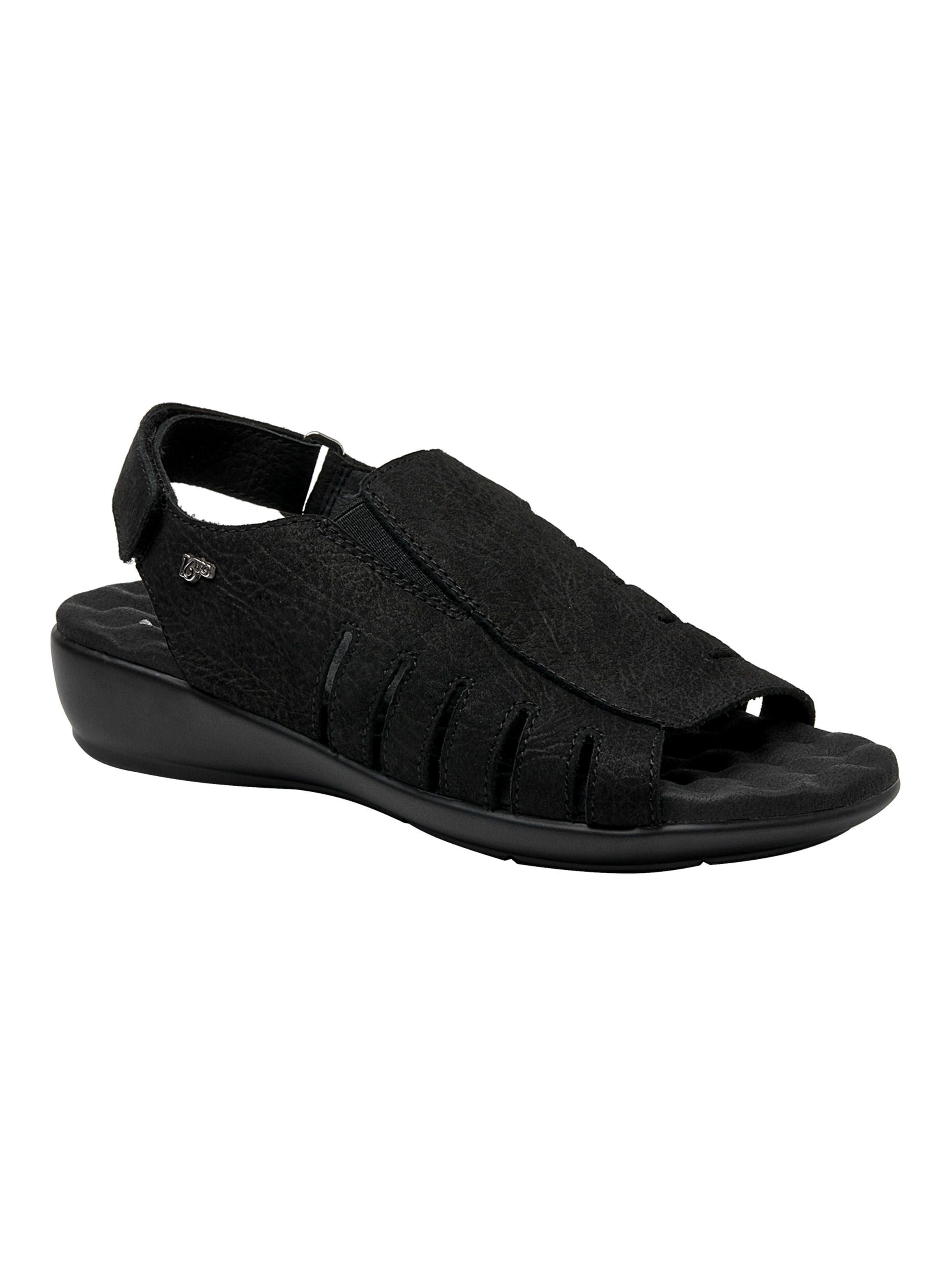 Sandalia Texturizada Cuero K027 Mujer-1