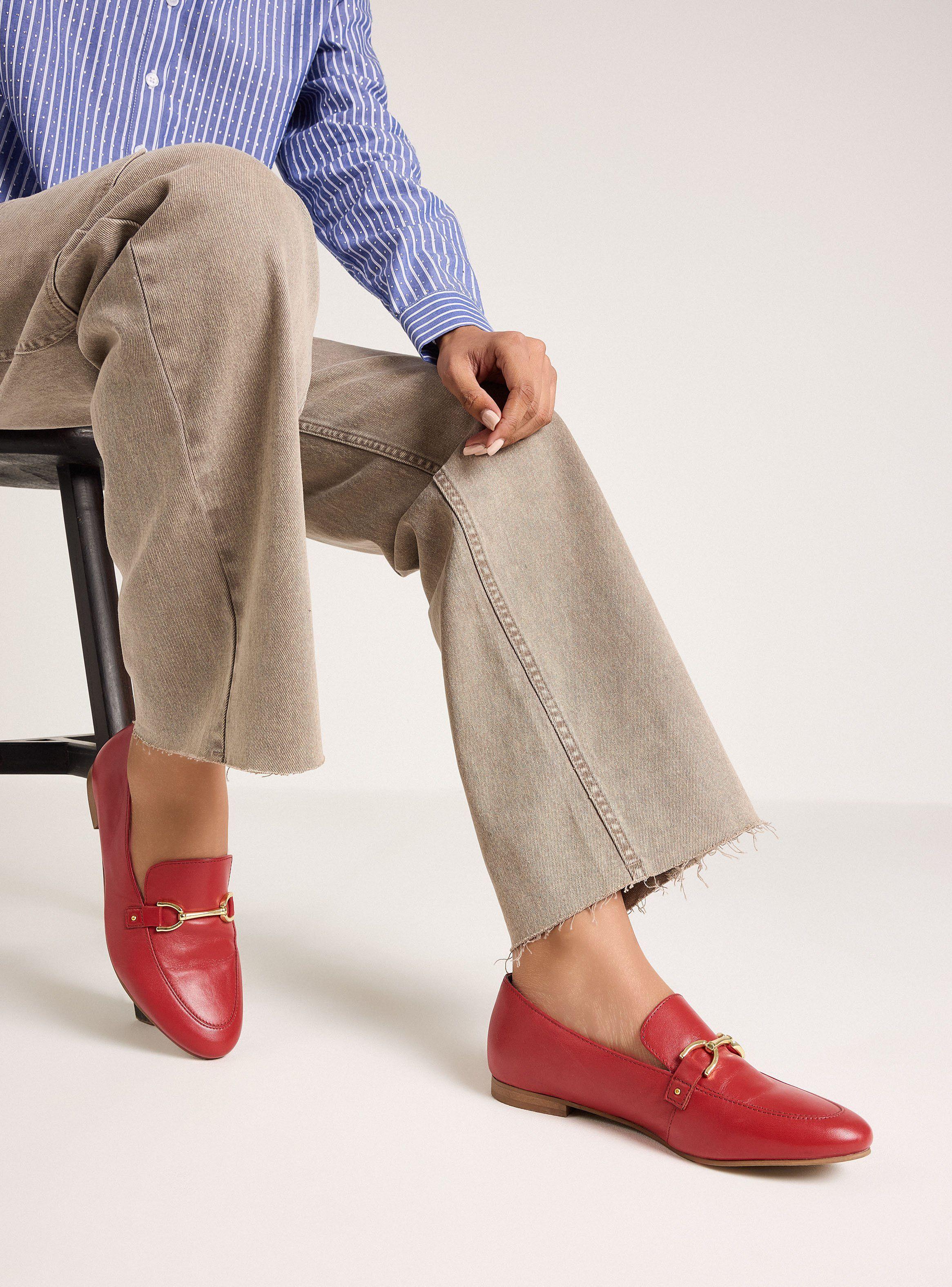 Mocasín Cuero con Hebilla Mujer-0