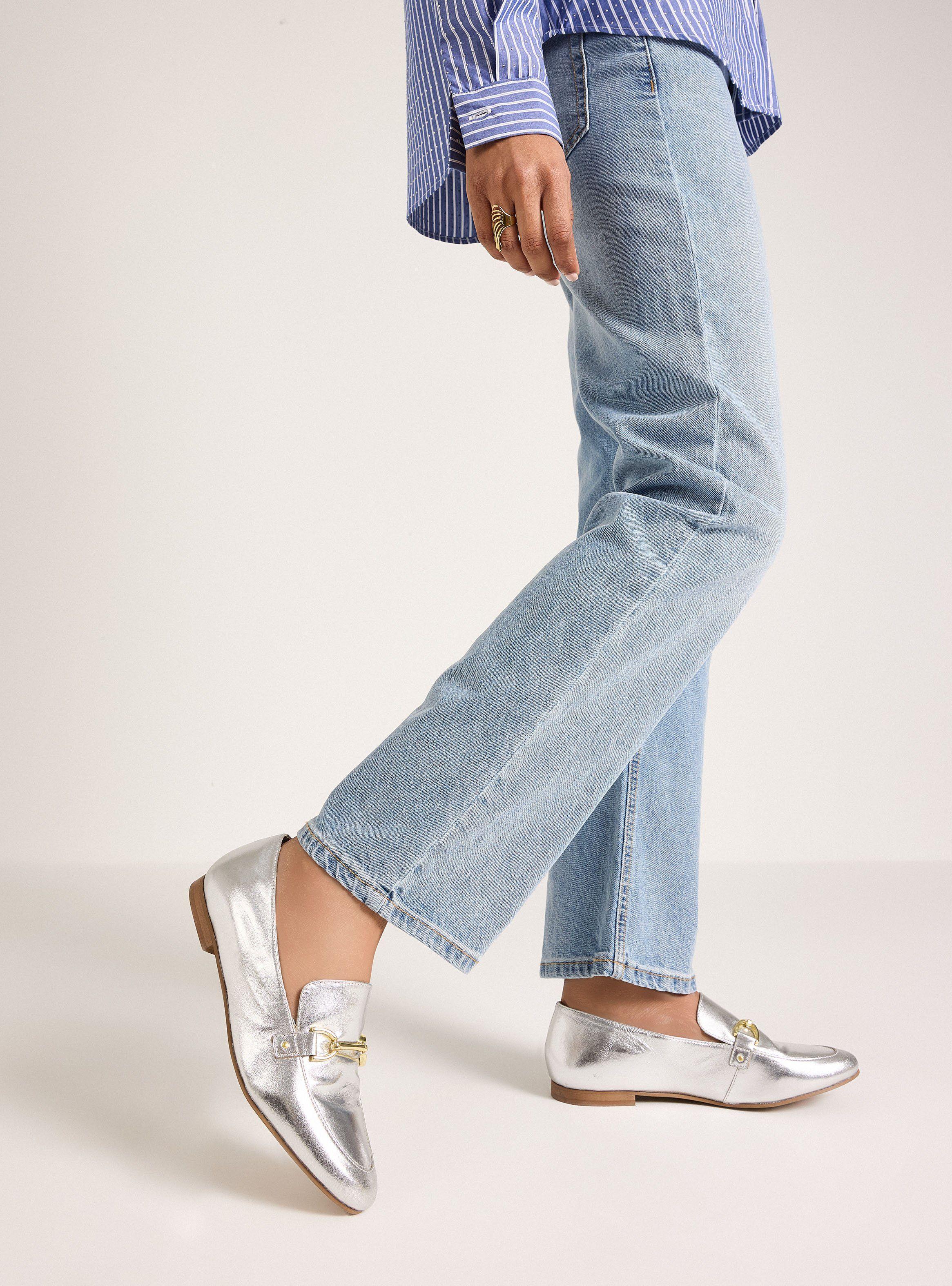 Mocasín Cuero con Hebilla Mujer-0