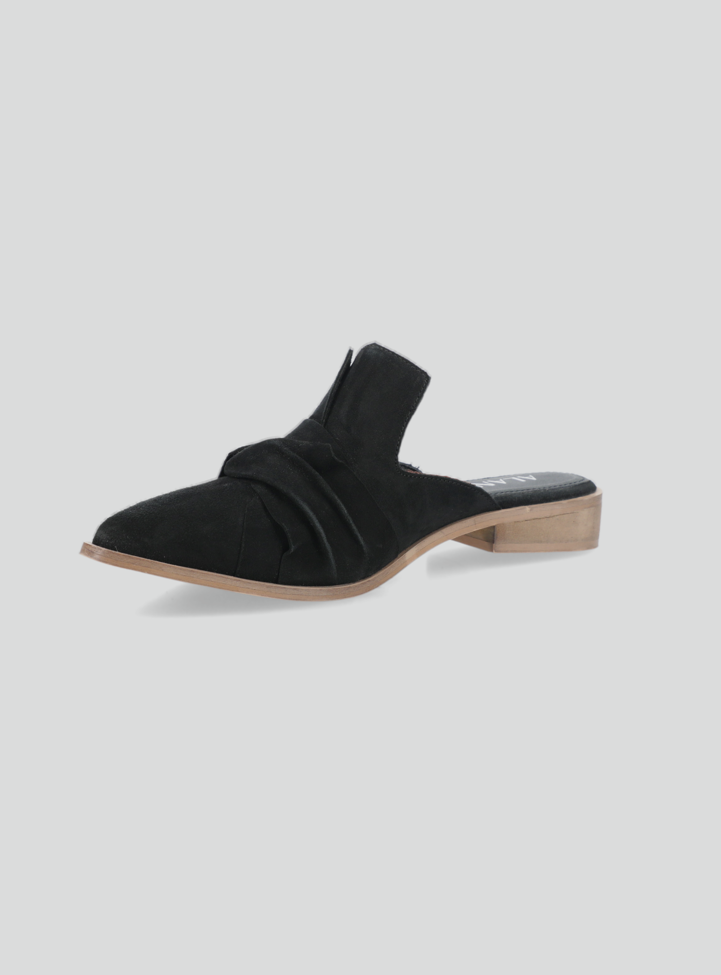 Babucha Puntilla Cuero con Nudo Mujer-2