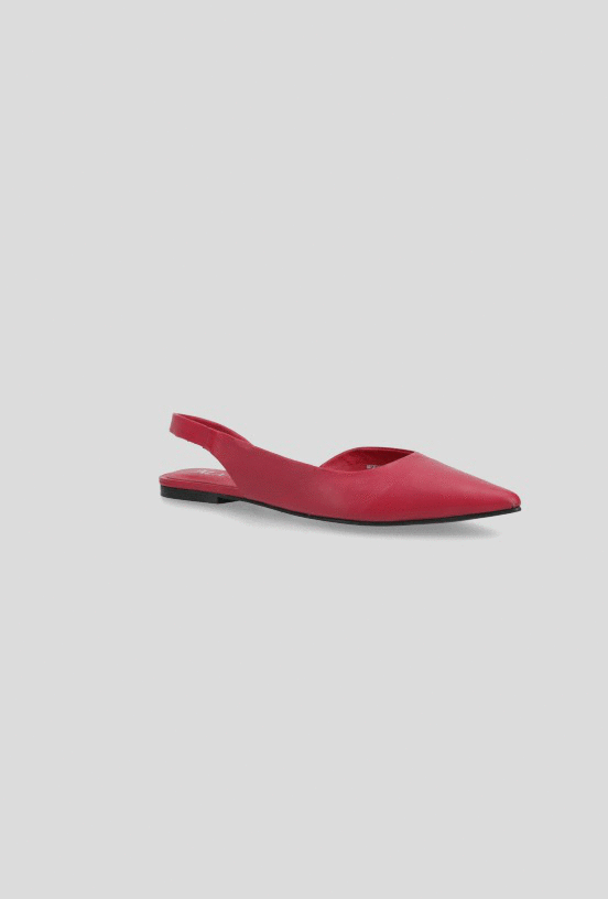 Ballerina Cuero Corte Interior Mujer-5