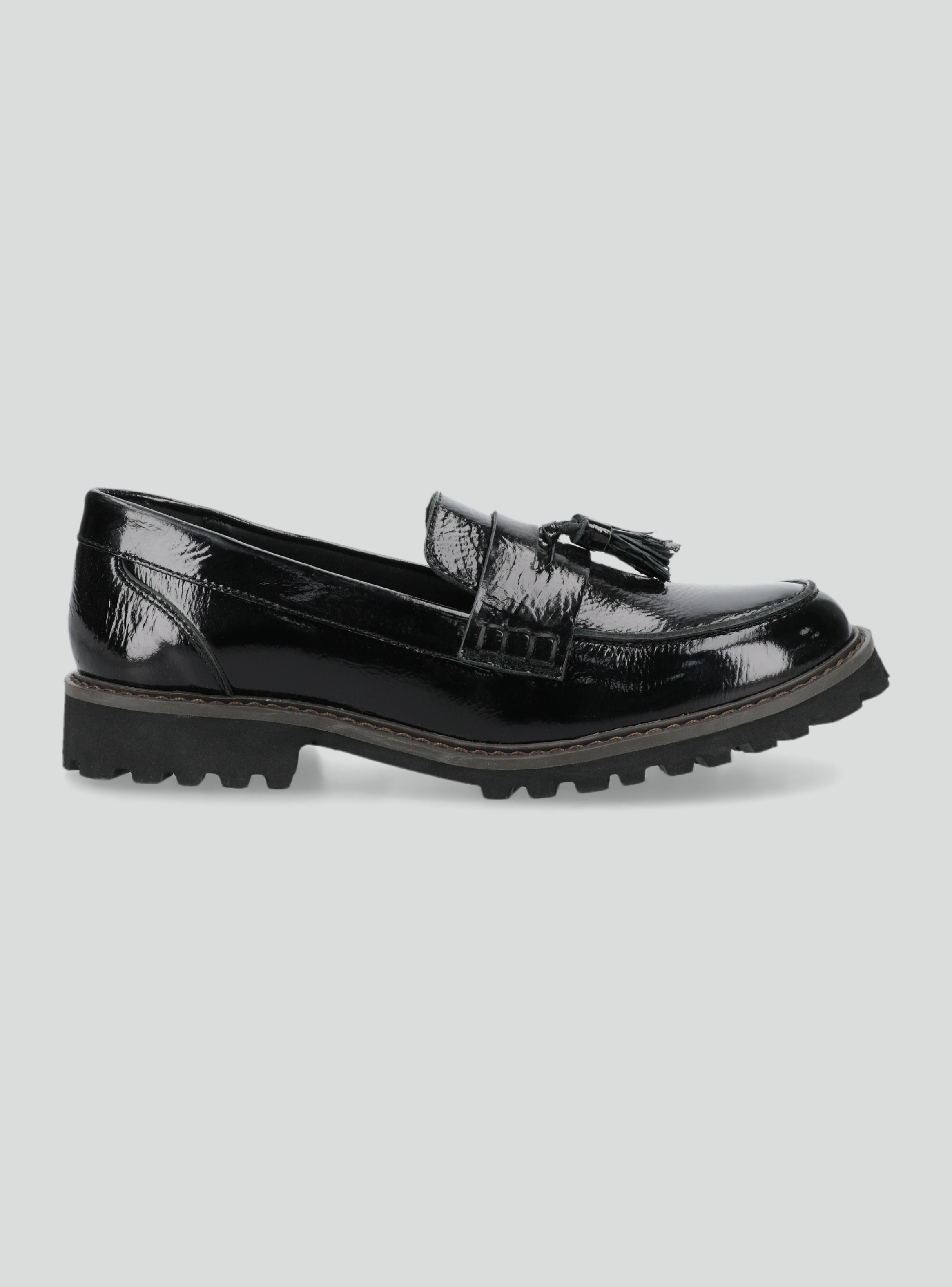 Mocasín Diseño en Cuero Mujer-1