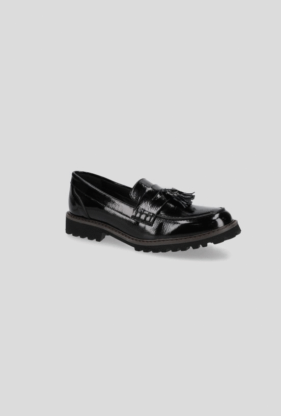 Mocasín Diseño en Cuero Mujer-4