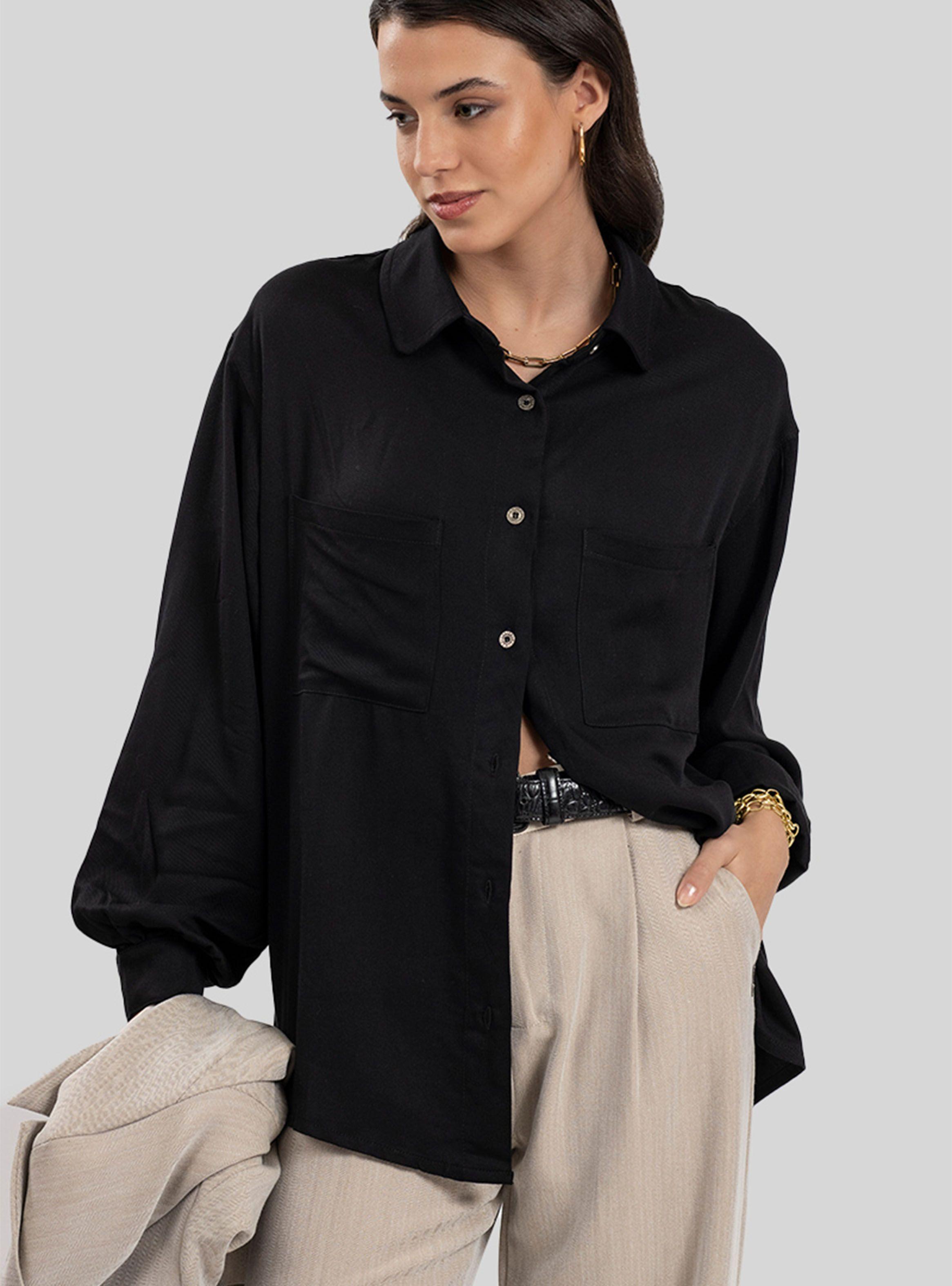 Blusa Manga Larga Meli Corte Regular-2