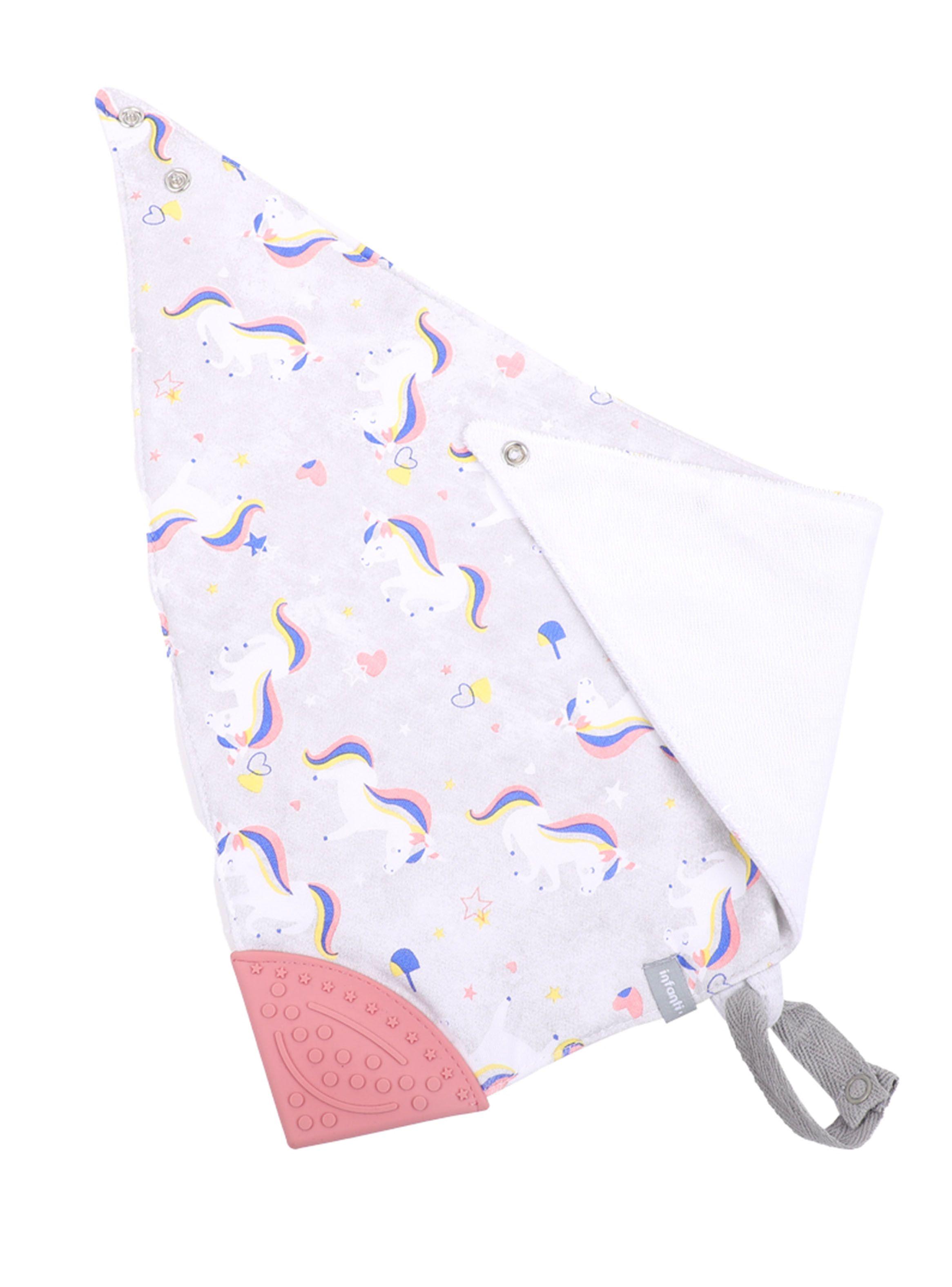 Babero Con Mordedor Impermeable Unicornio-4