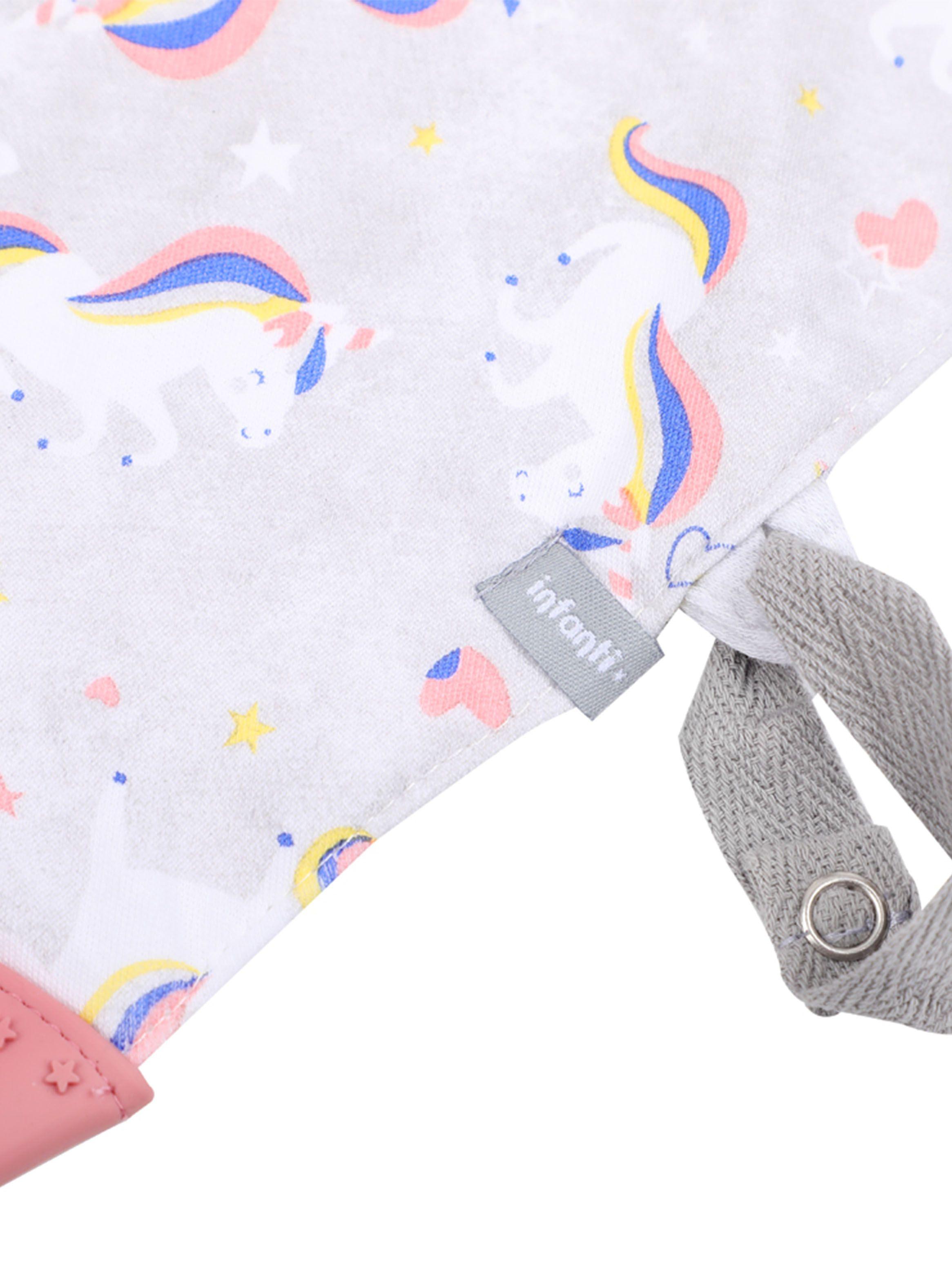 Babero Con Mordedor Impermeable Unicornio-3