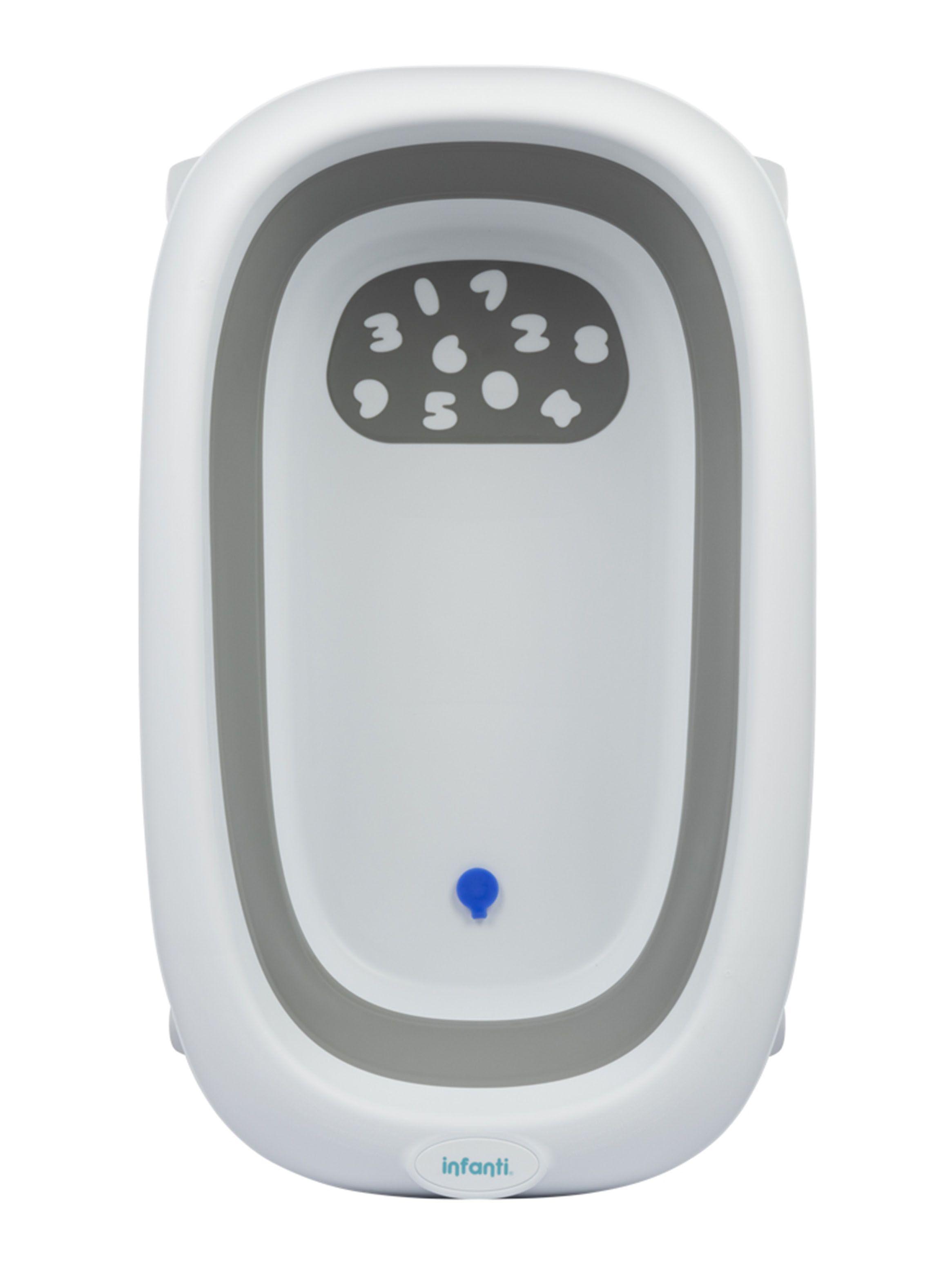 Bañera Plegable Números Gris-2