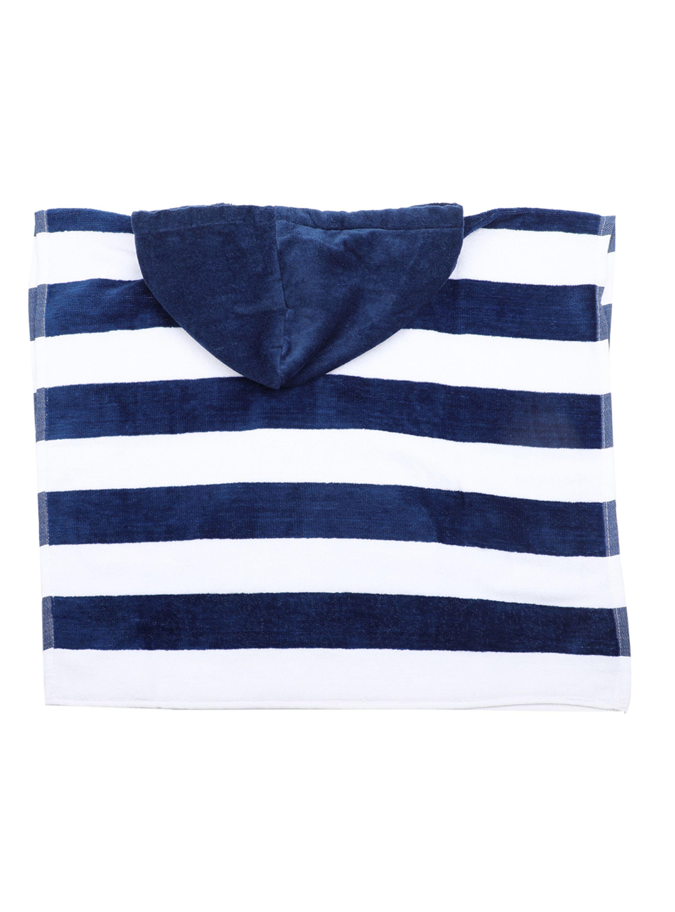 Toalla Con Capucha Azul-1