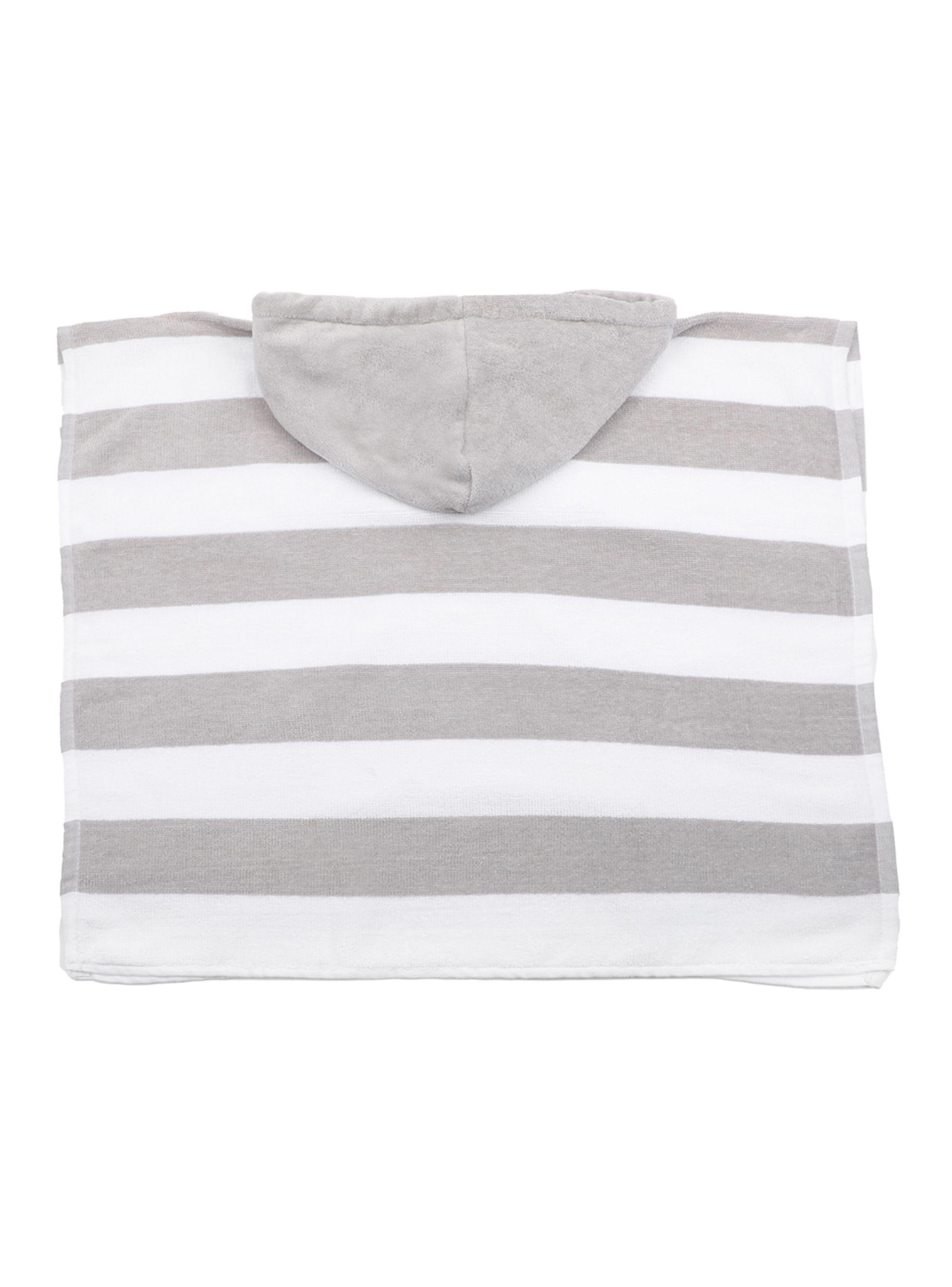 Toalla Con Capucha Gris-1