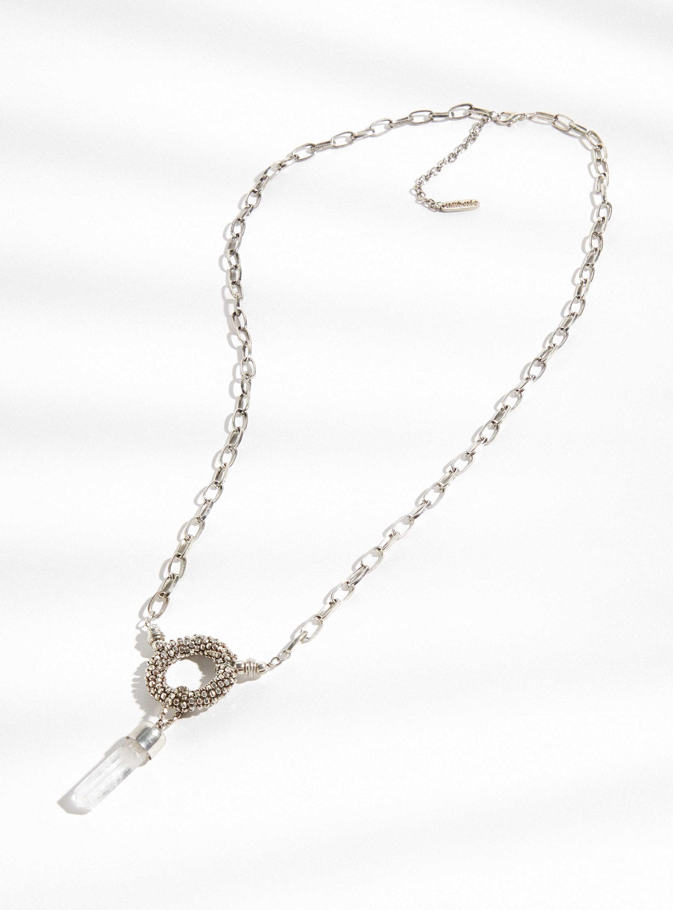 Collar Cuarzo Colgante-2