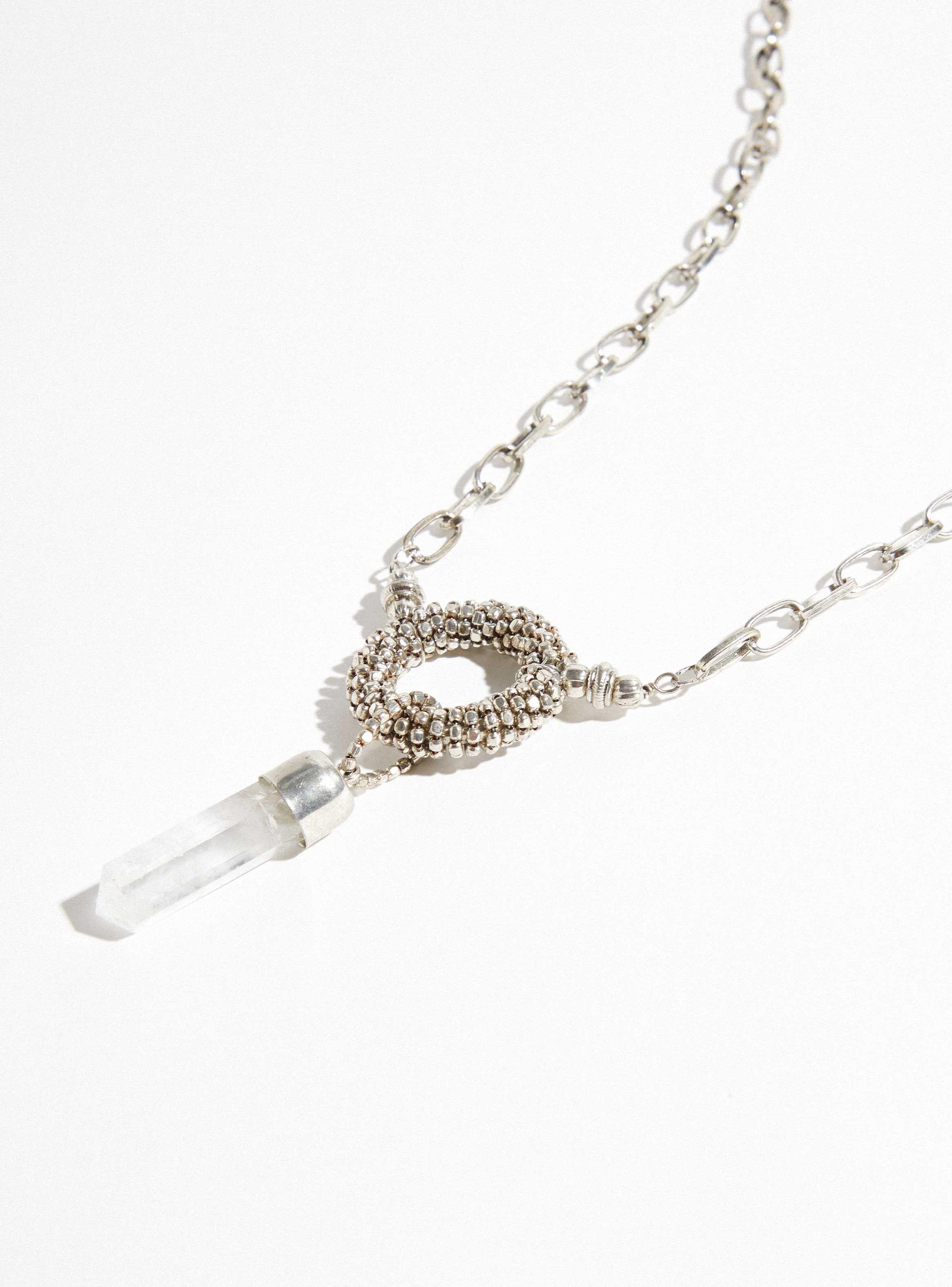 Collar Cuarzo Colgante-3