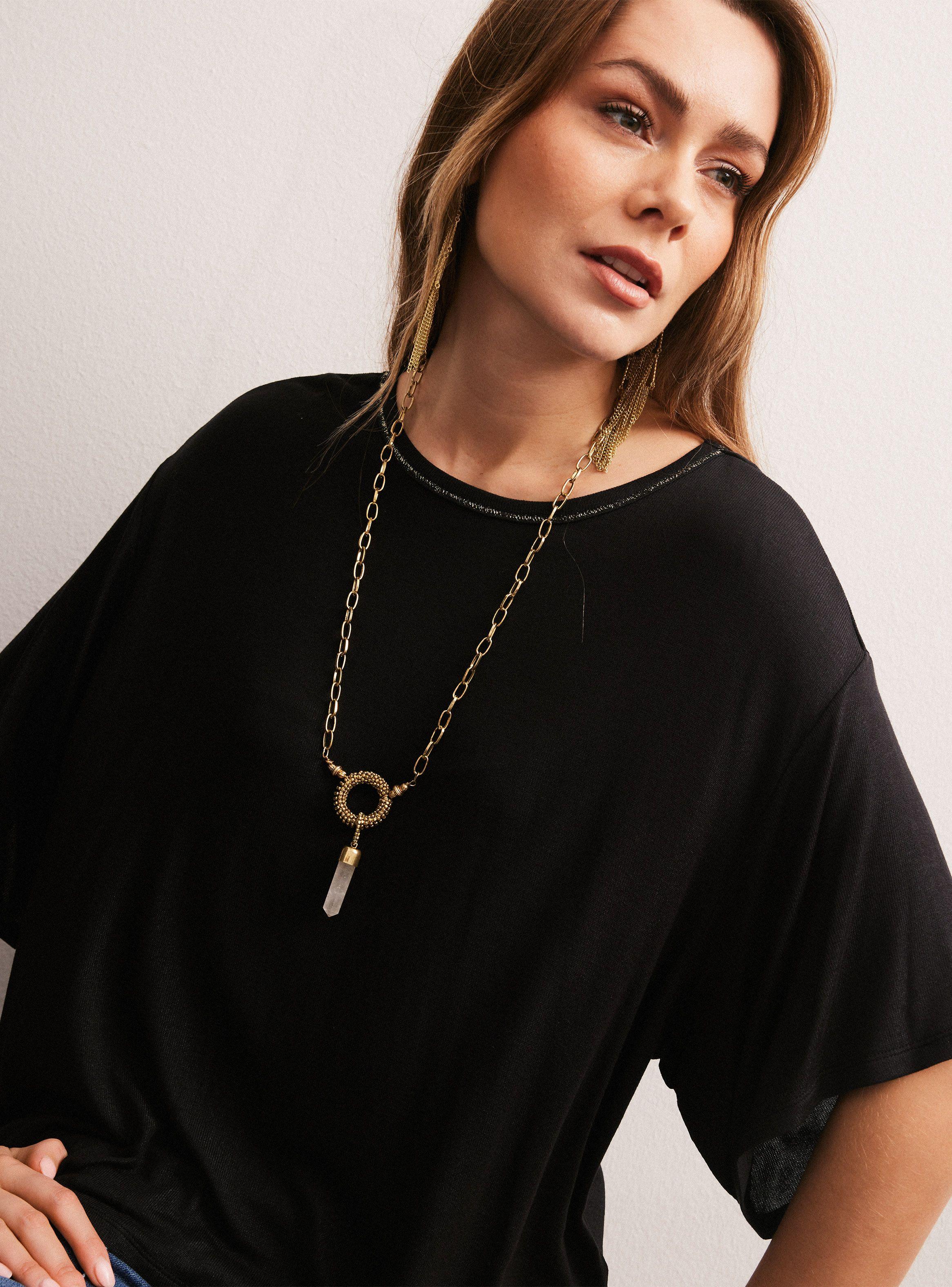 Collar Cuarzo Colgante-0