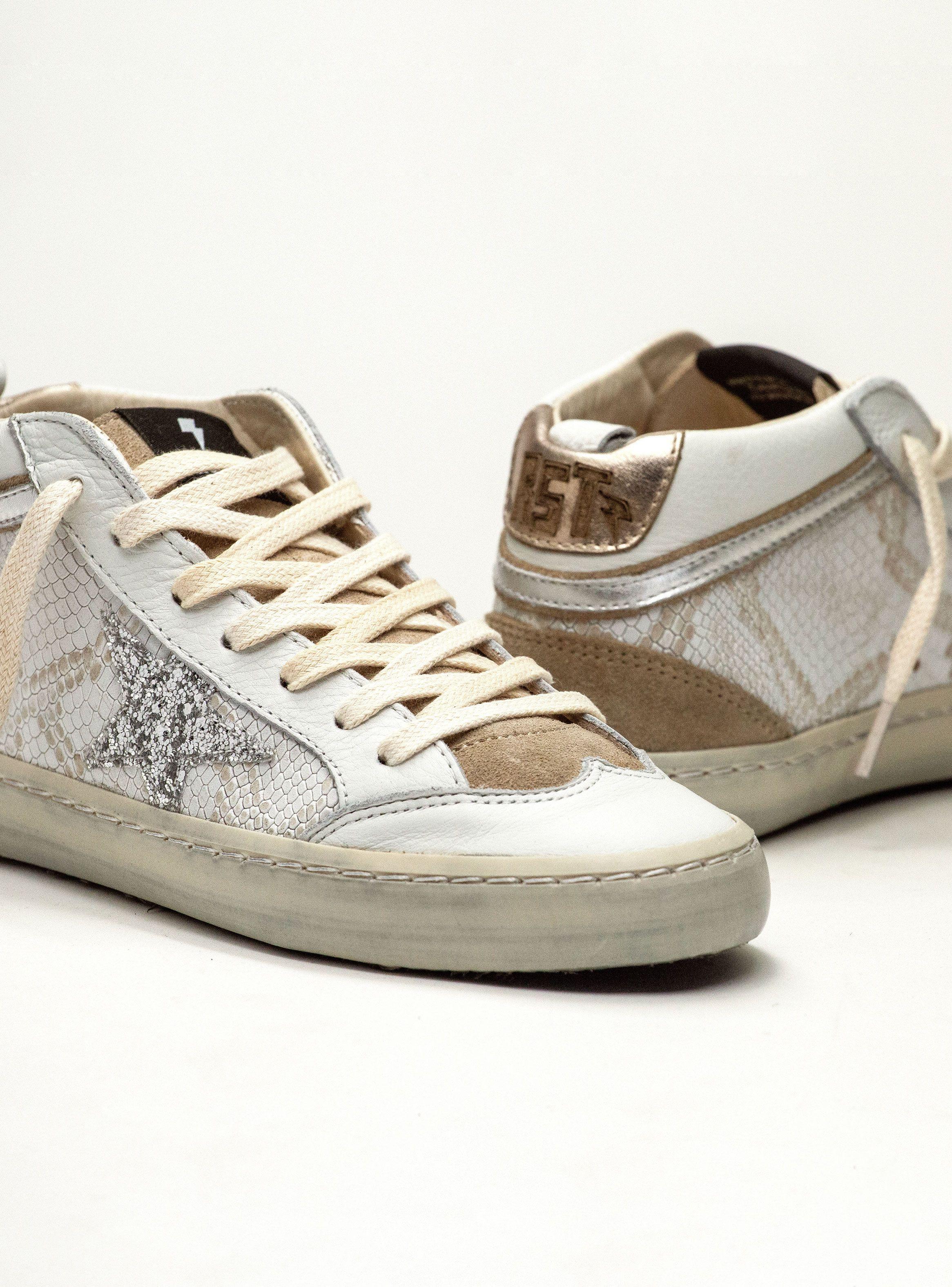 Zapatilla Urbana  Mid Cuero Star Mujer-2