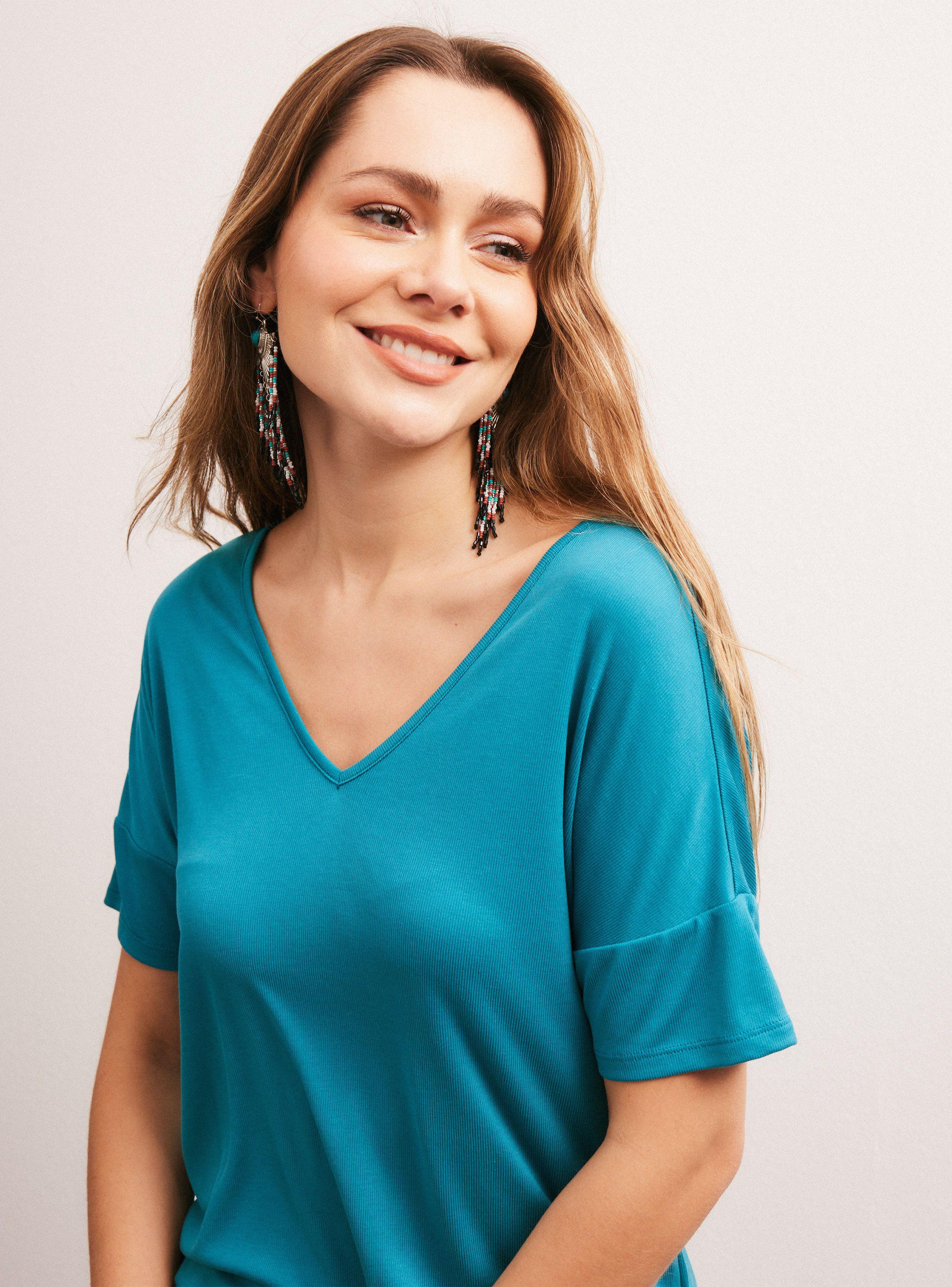 Polera Tela Acanalada-2