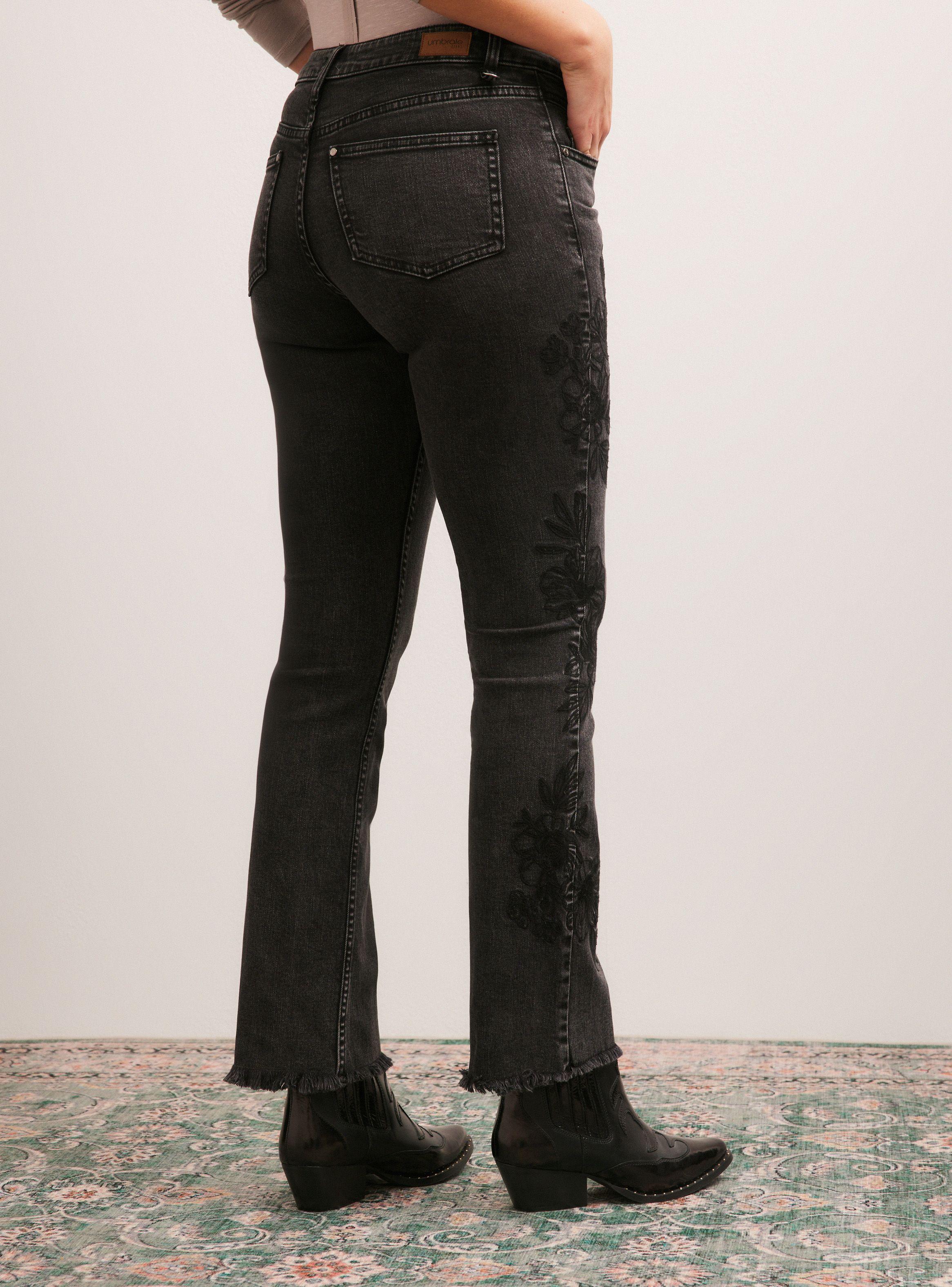 Jeans Bordado En Costados-1