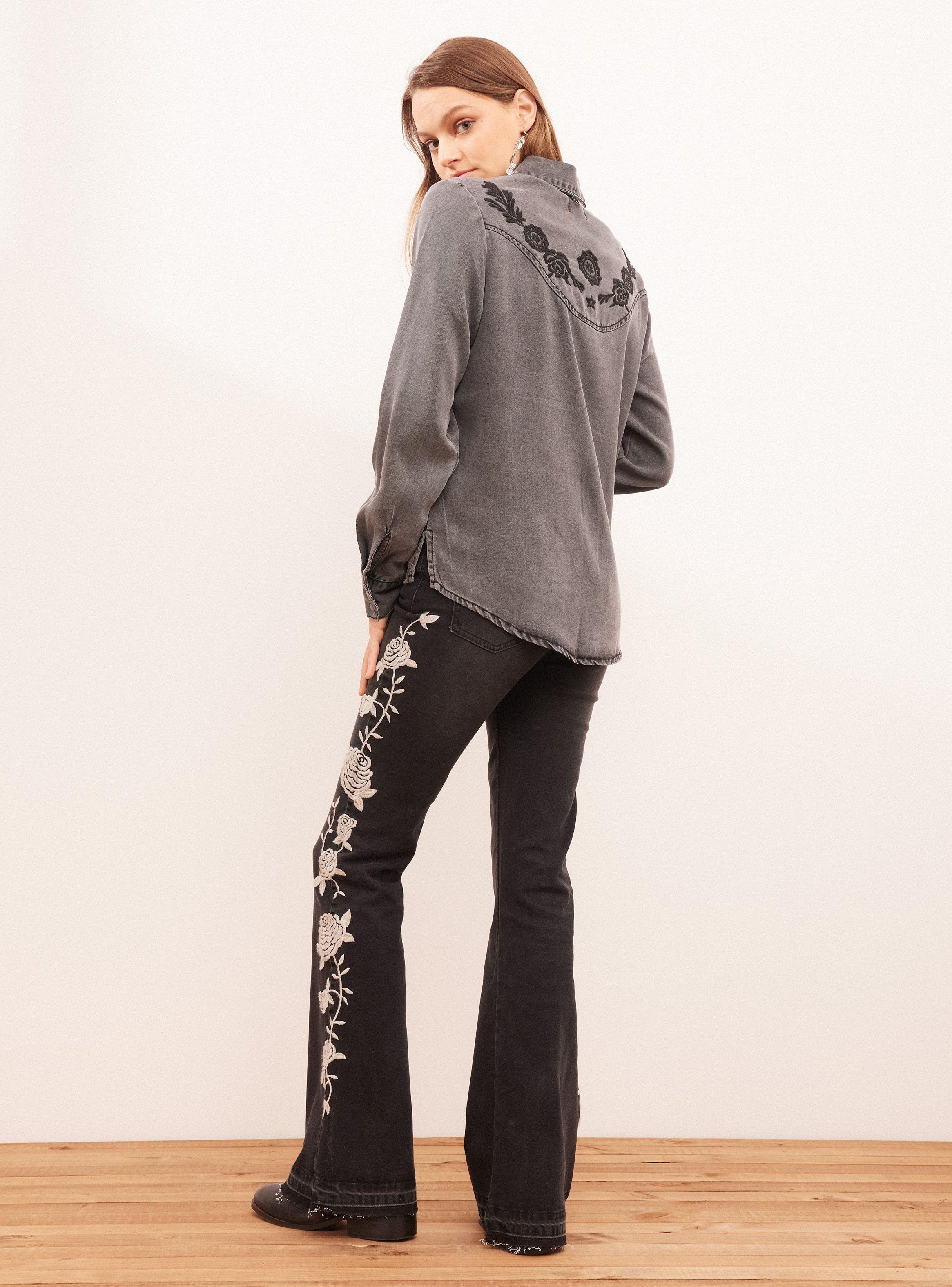 Blusa con Bordados en Canesú-5