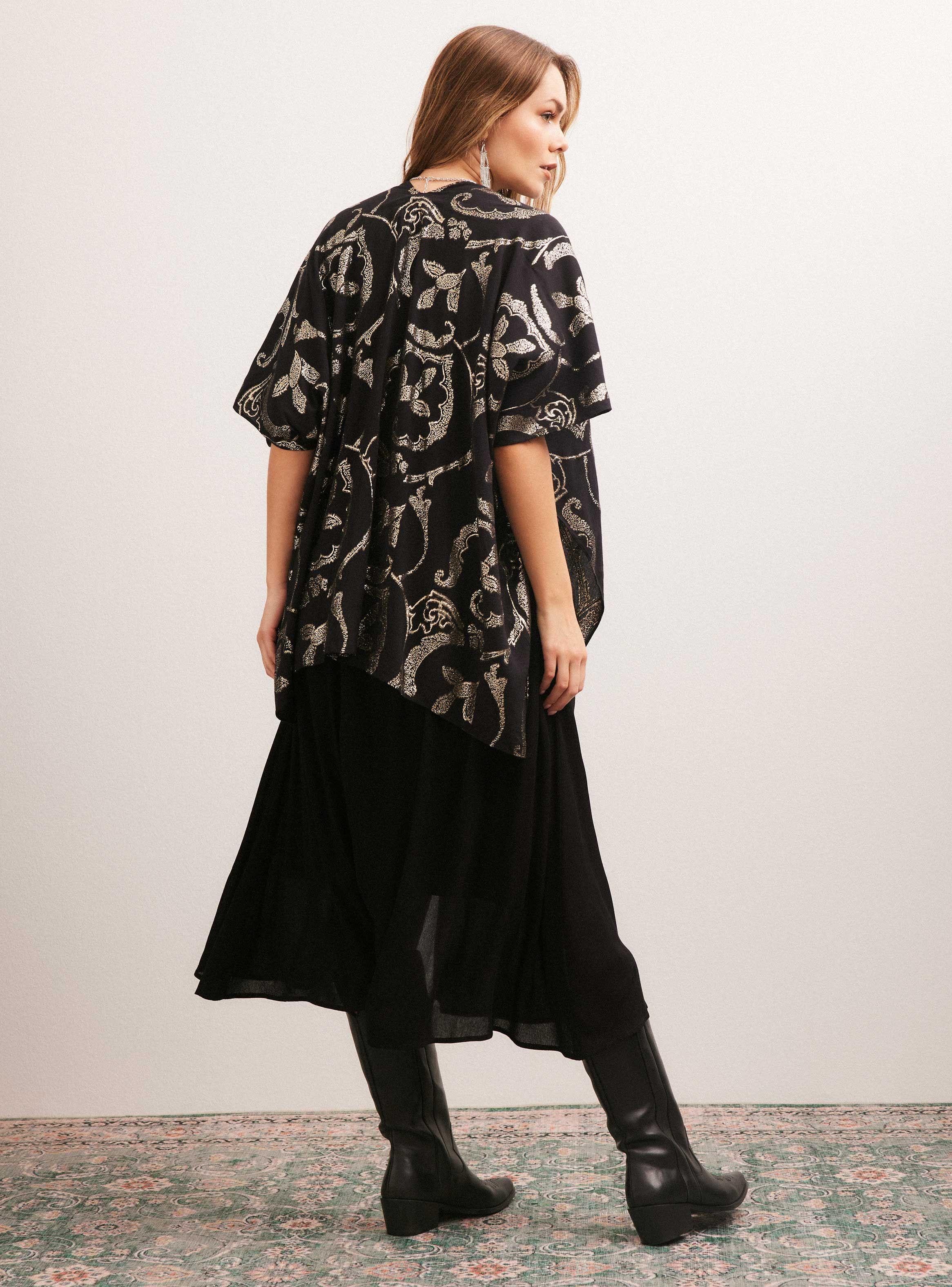 Kimono Diseño Metálico-5