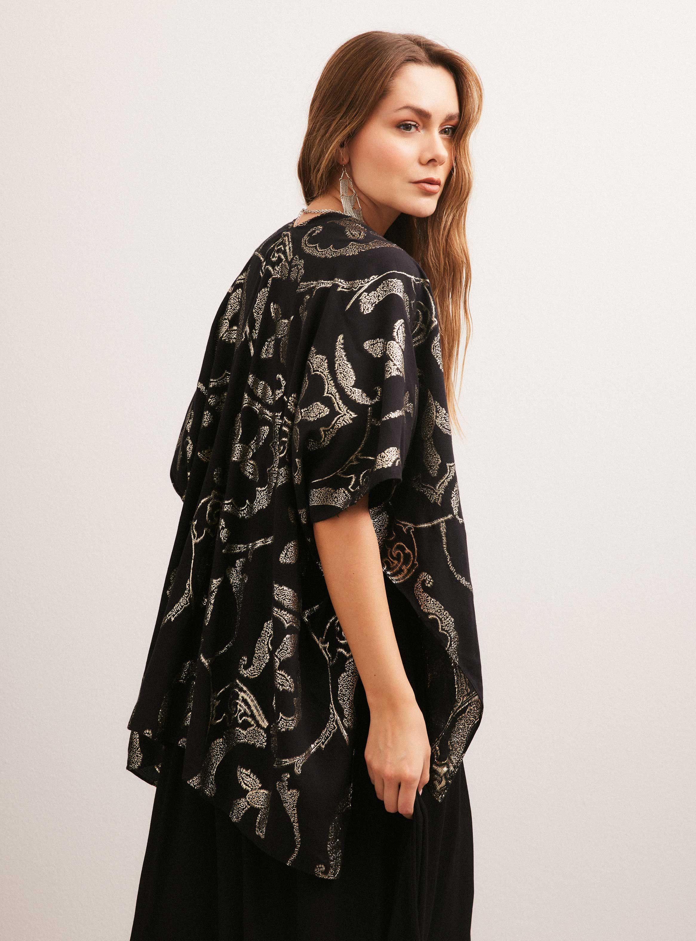 Kimono Diseño Metálico-1