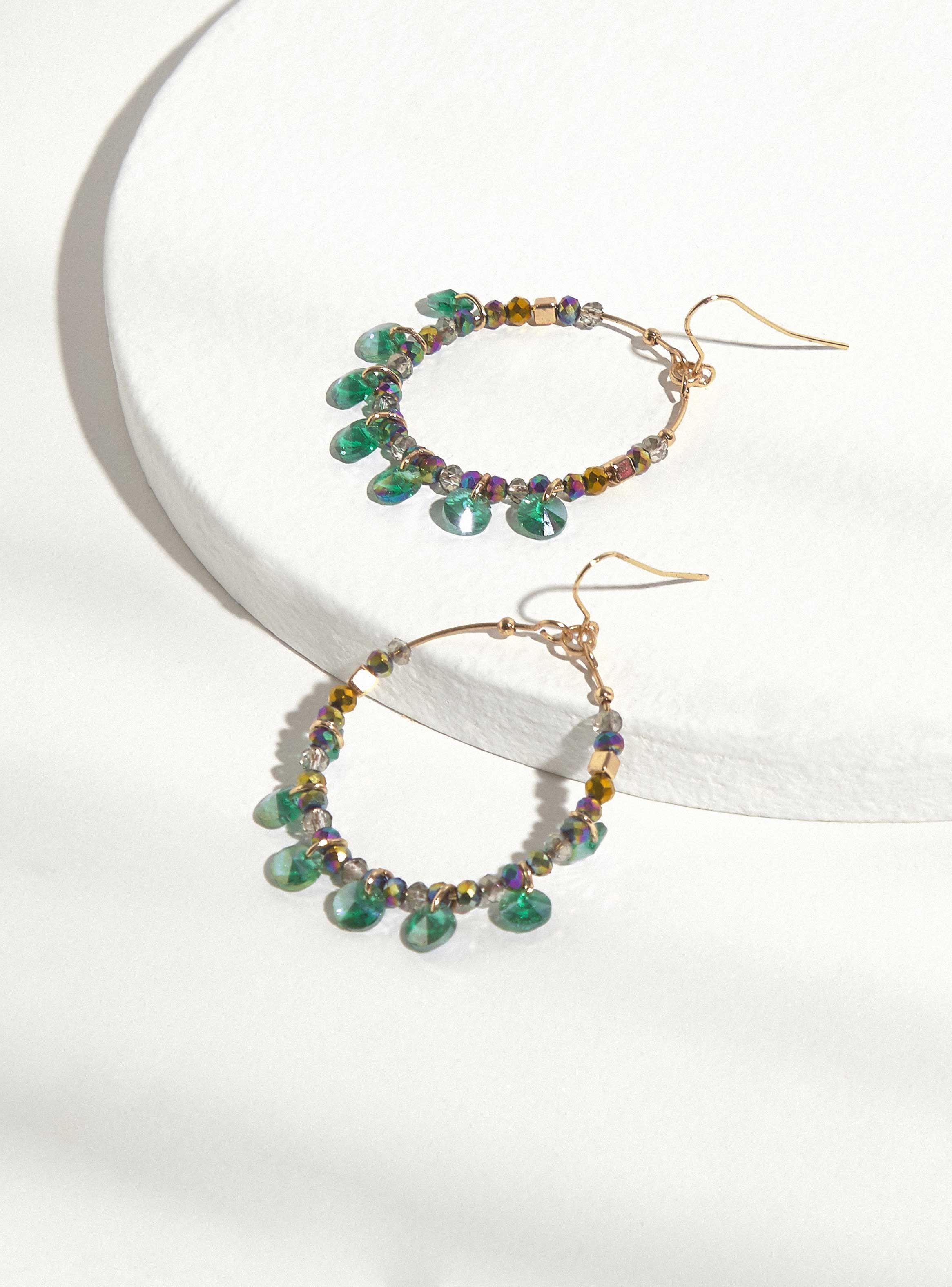 Aros Argollas Brillos Color-2