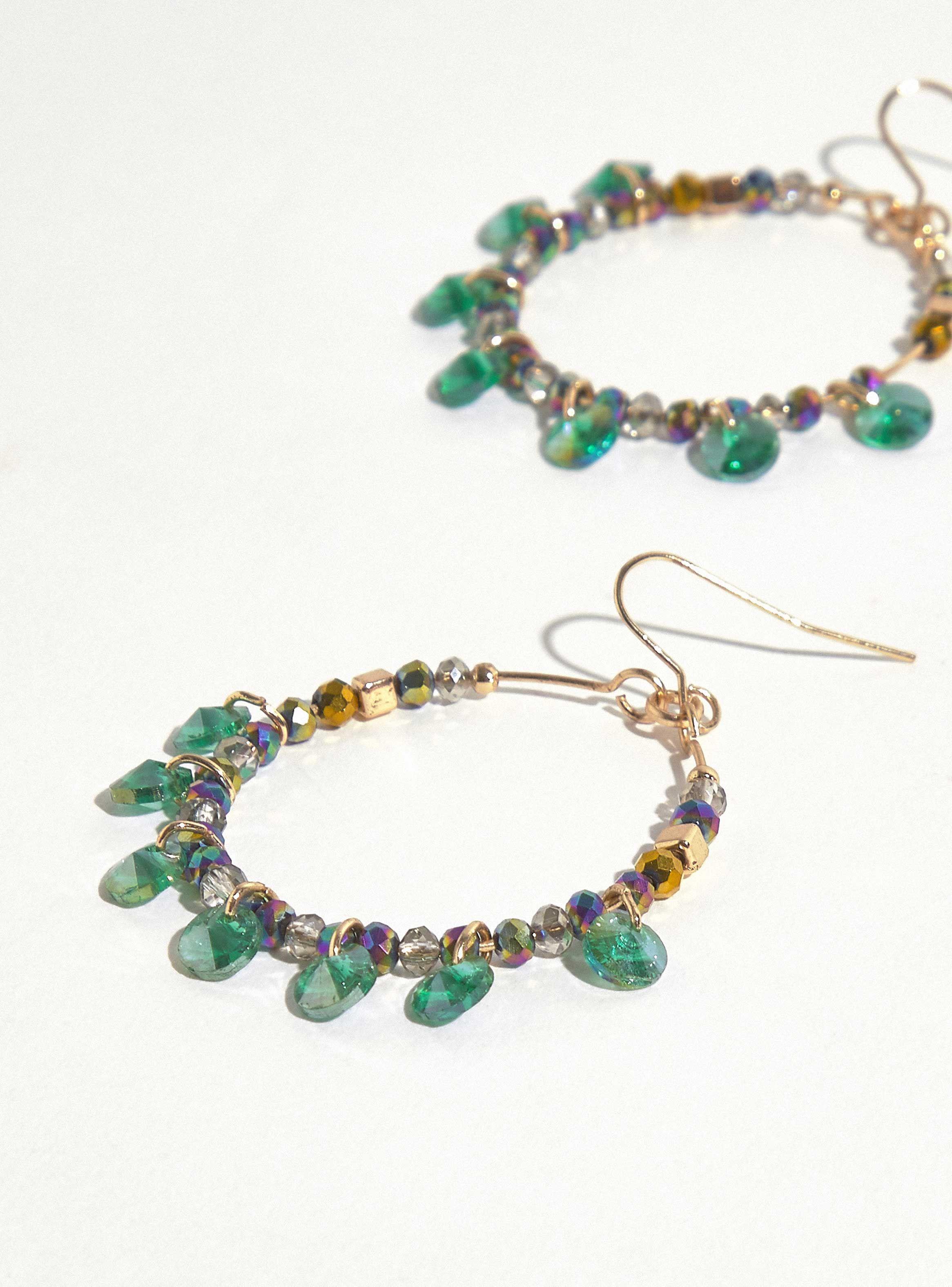 Aros Argollas Brillos Color-3