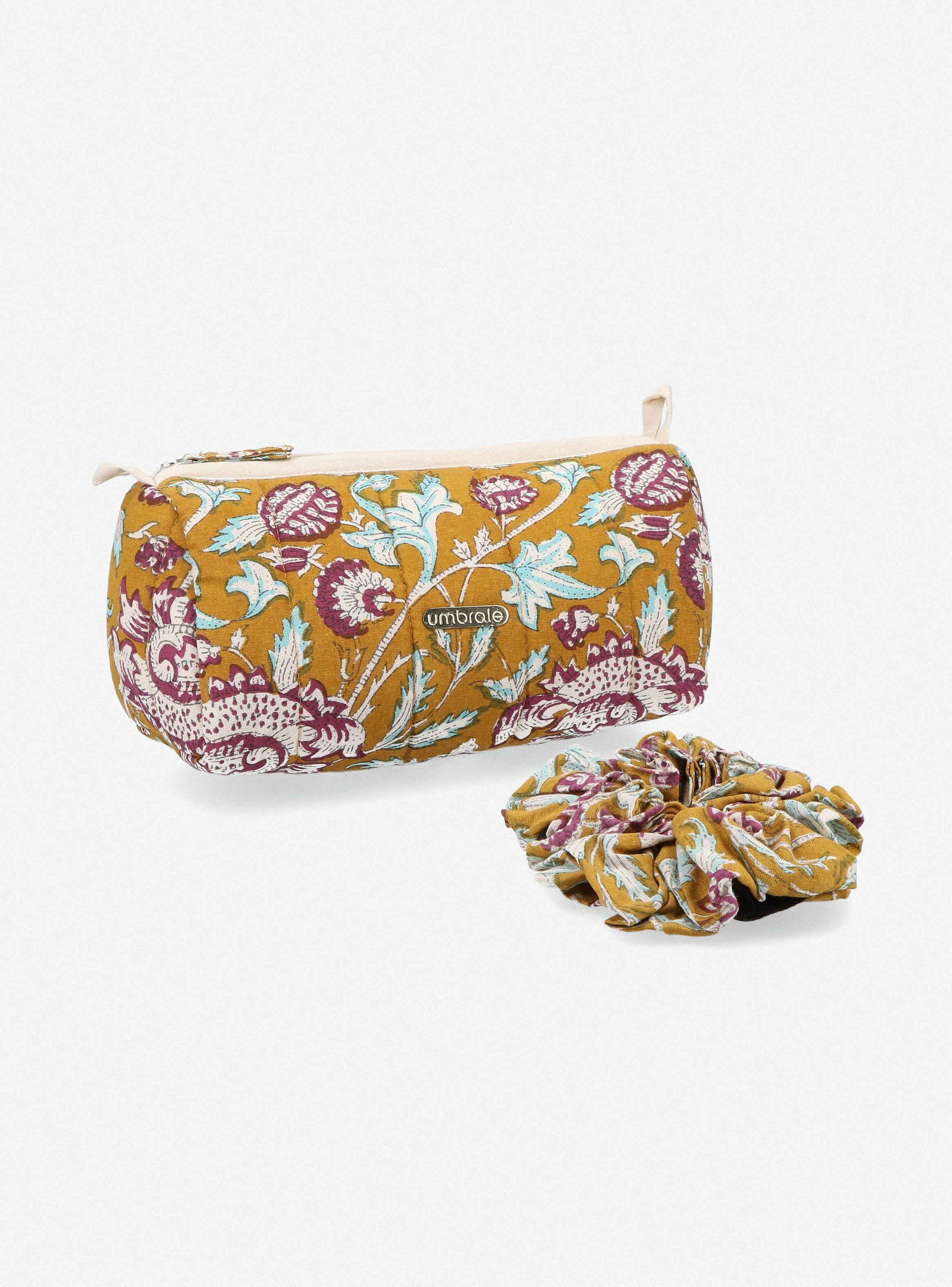 Cosmetiquero Pack Scrunchie y Cosmetiquero India-3
