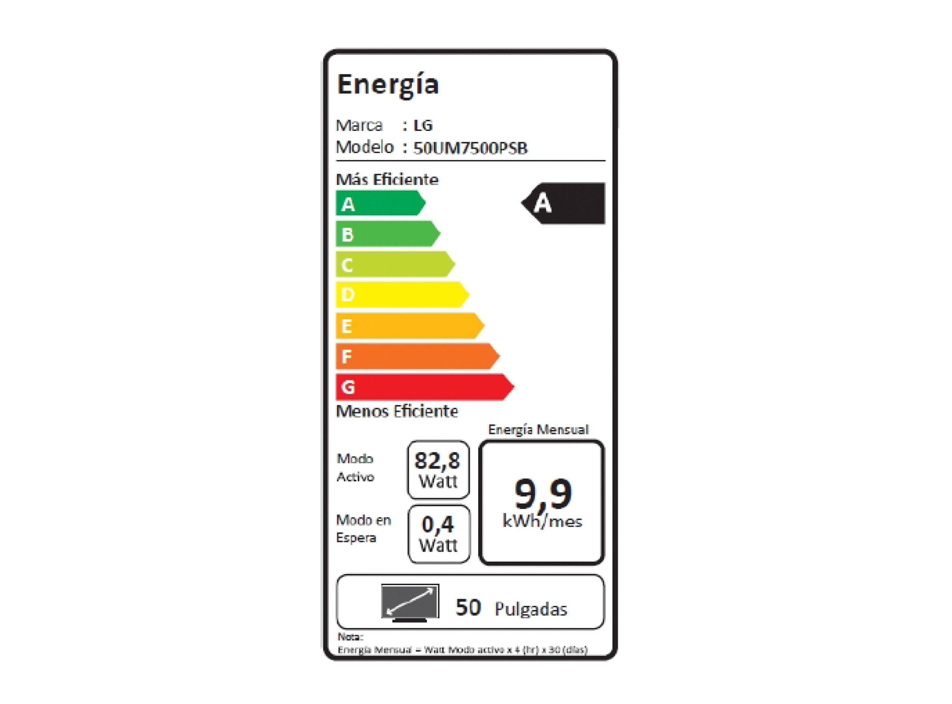 LED Smart TV 50" UHD 4K 50UM7500-6