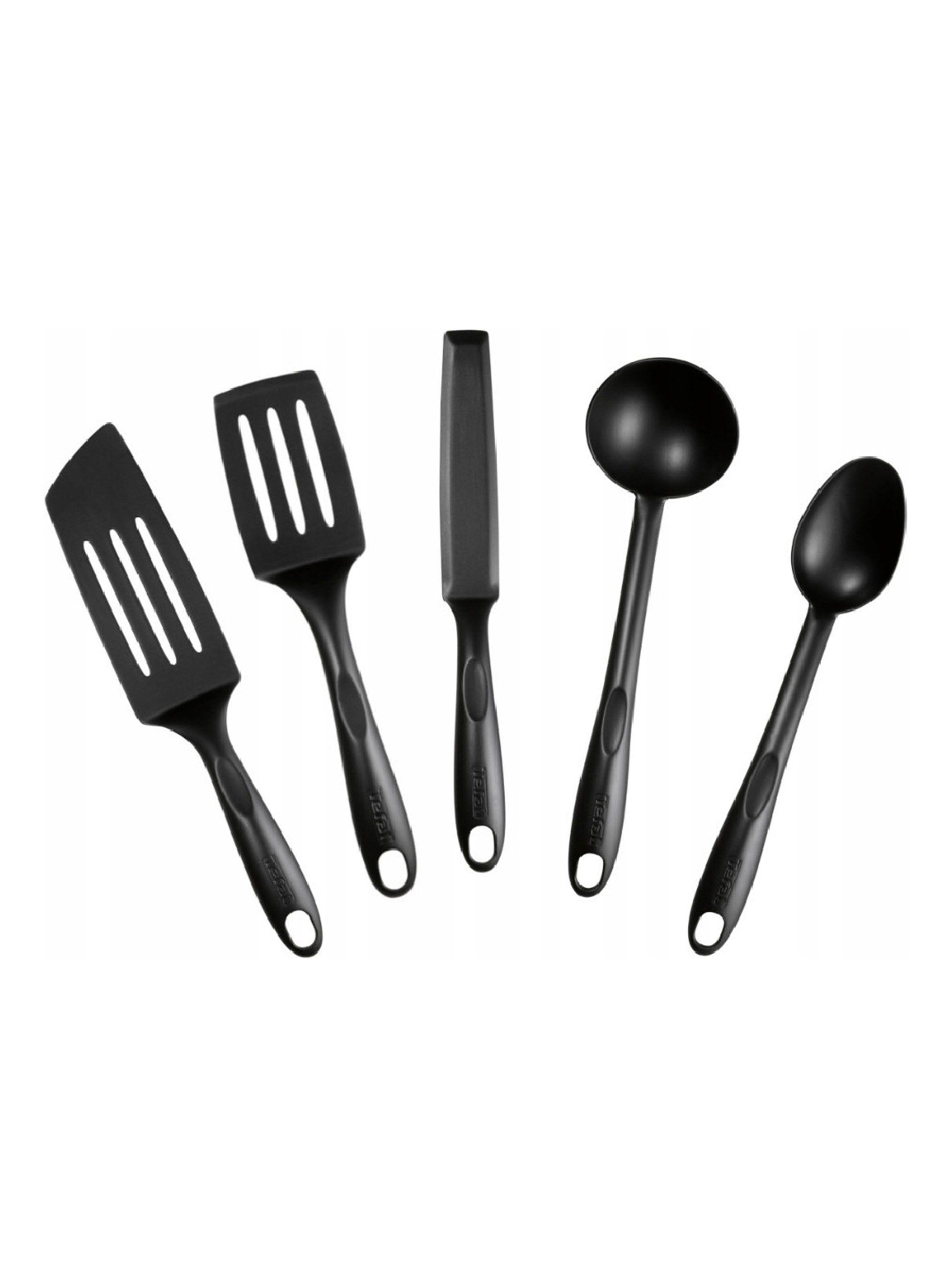 Set 5 Utensilios de Cocina Bienvenue Negro-0