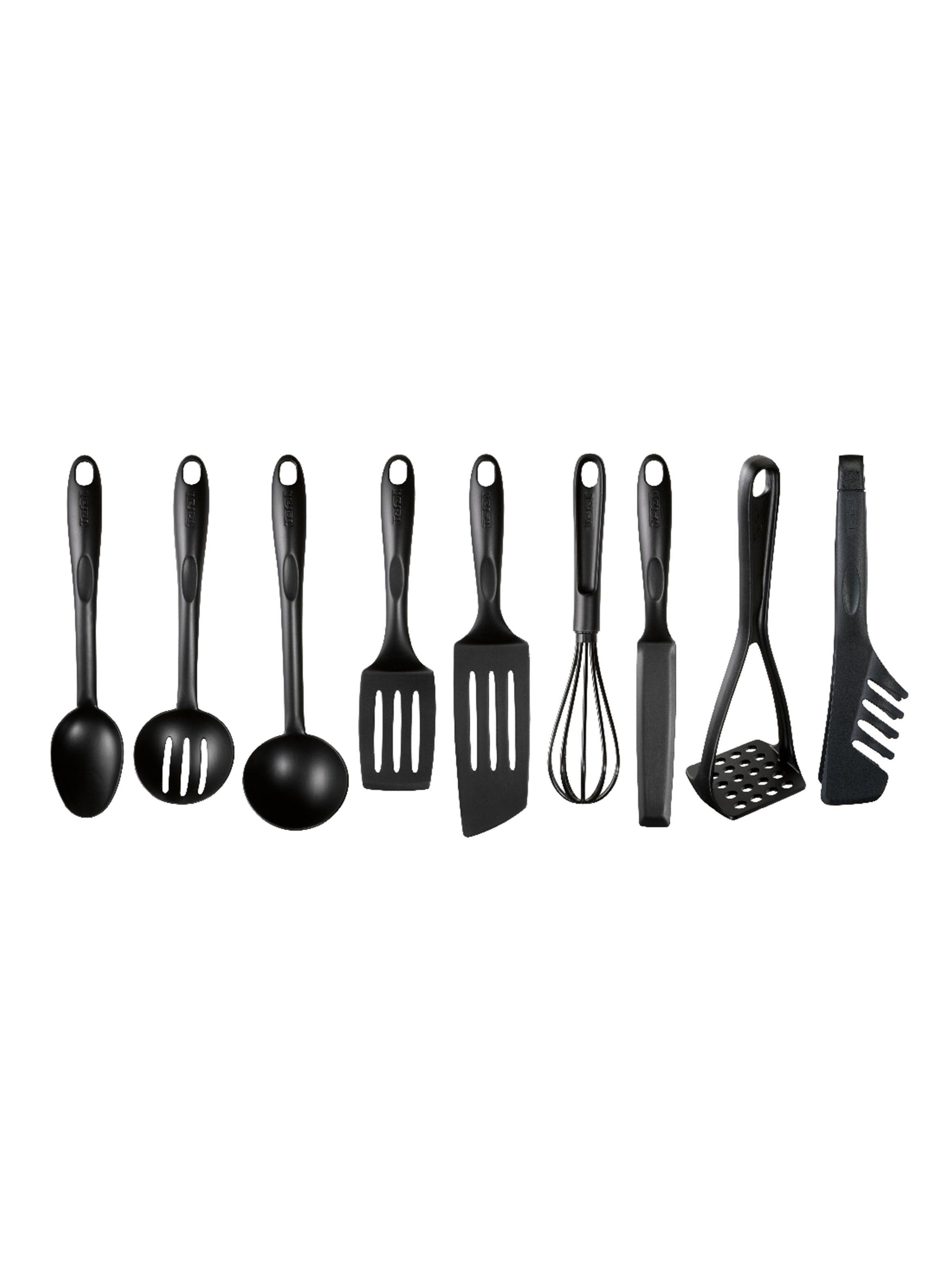 Set 9 Utensilios de Cocina Bienvenue Negro-0
