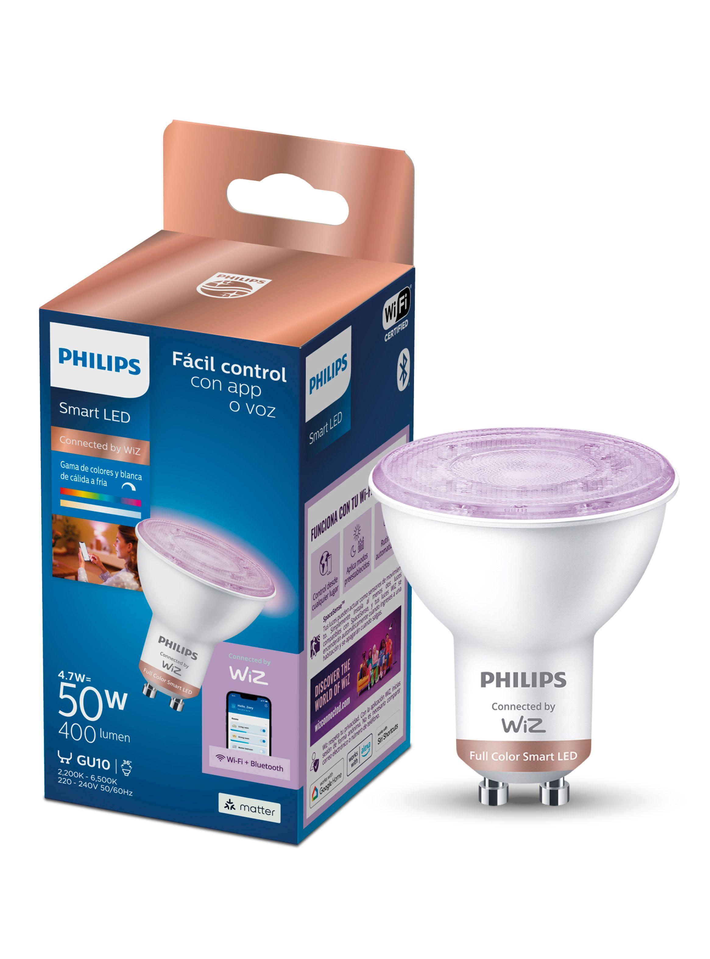 Iluminación Inteligente LED PHI WFB 50W GU10 922-65 RGB 6/1PF-0