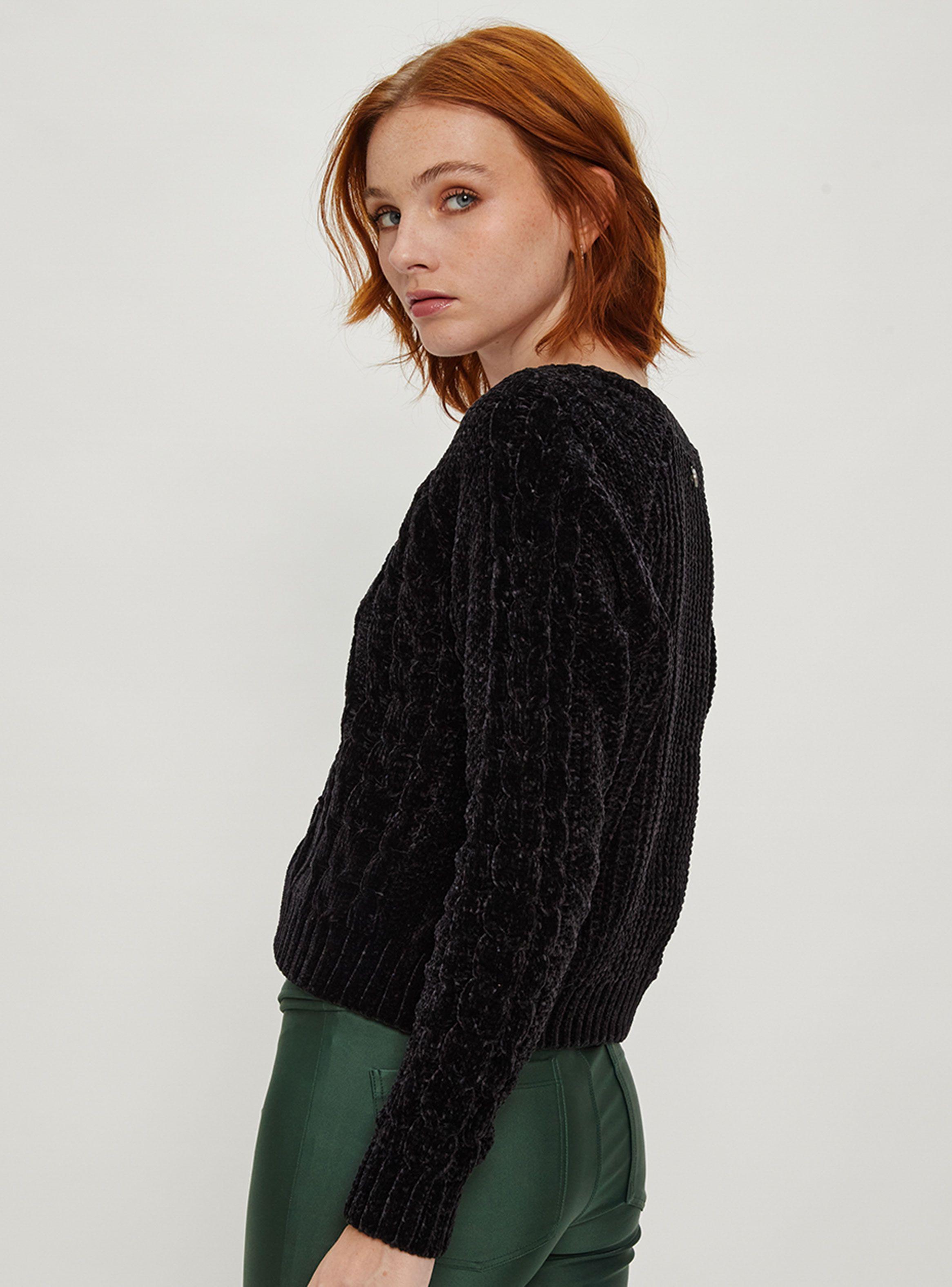 Sweater Liso Cuello en V-1