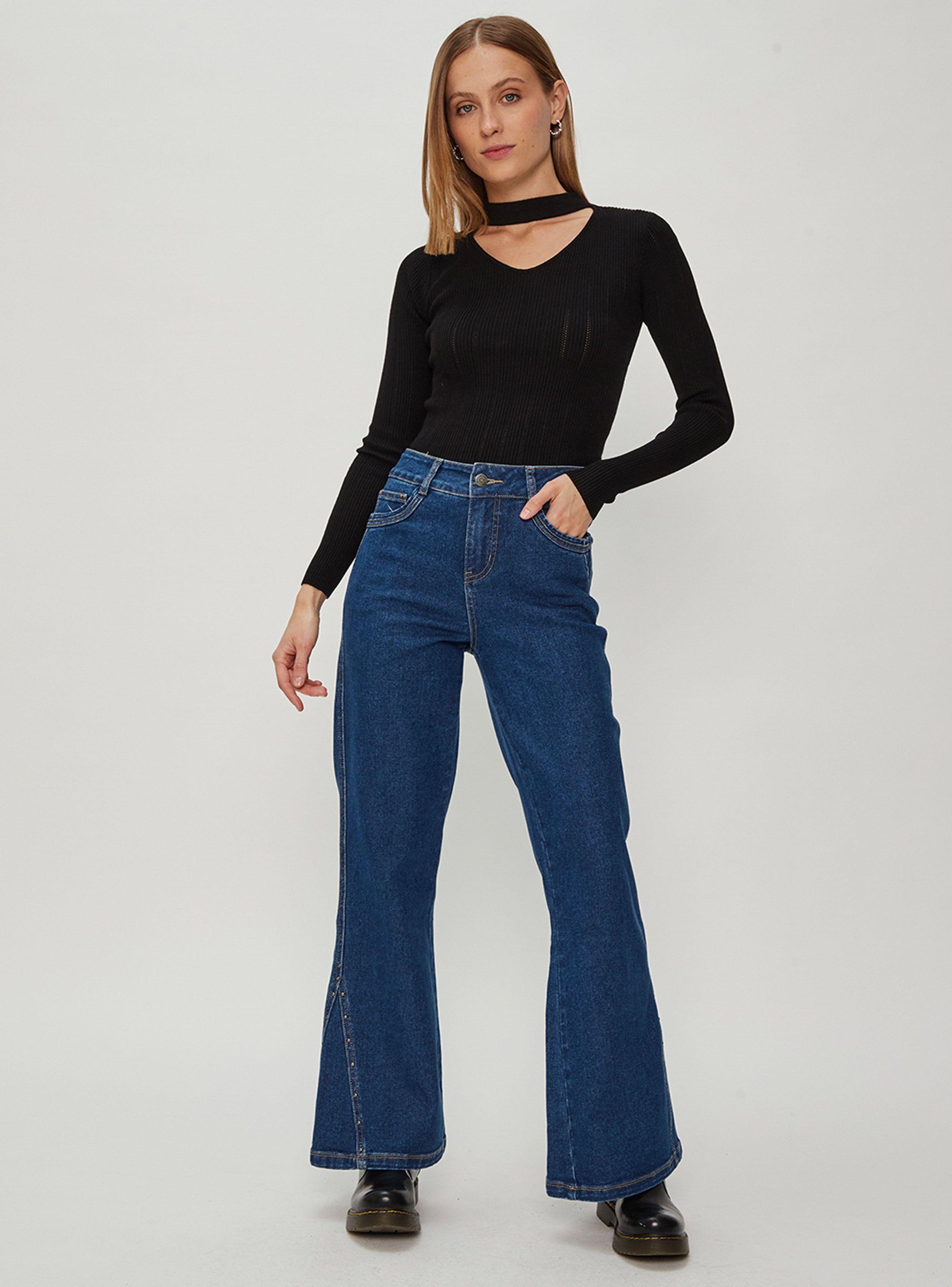 Sweater Liso Cuello Choker-3