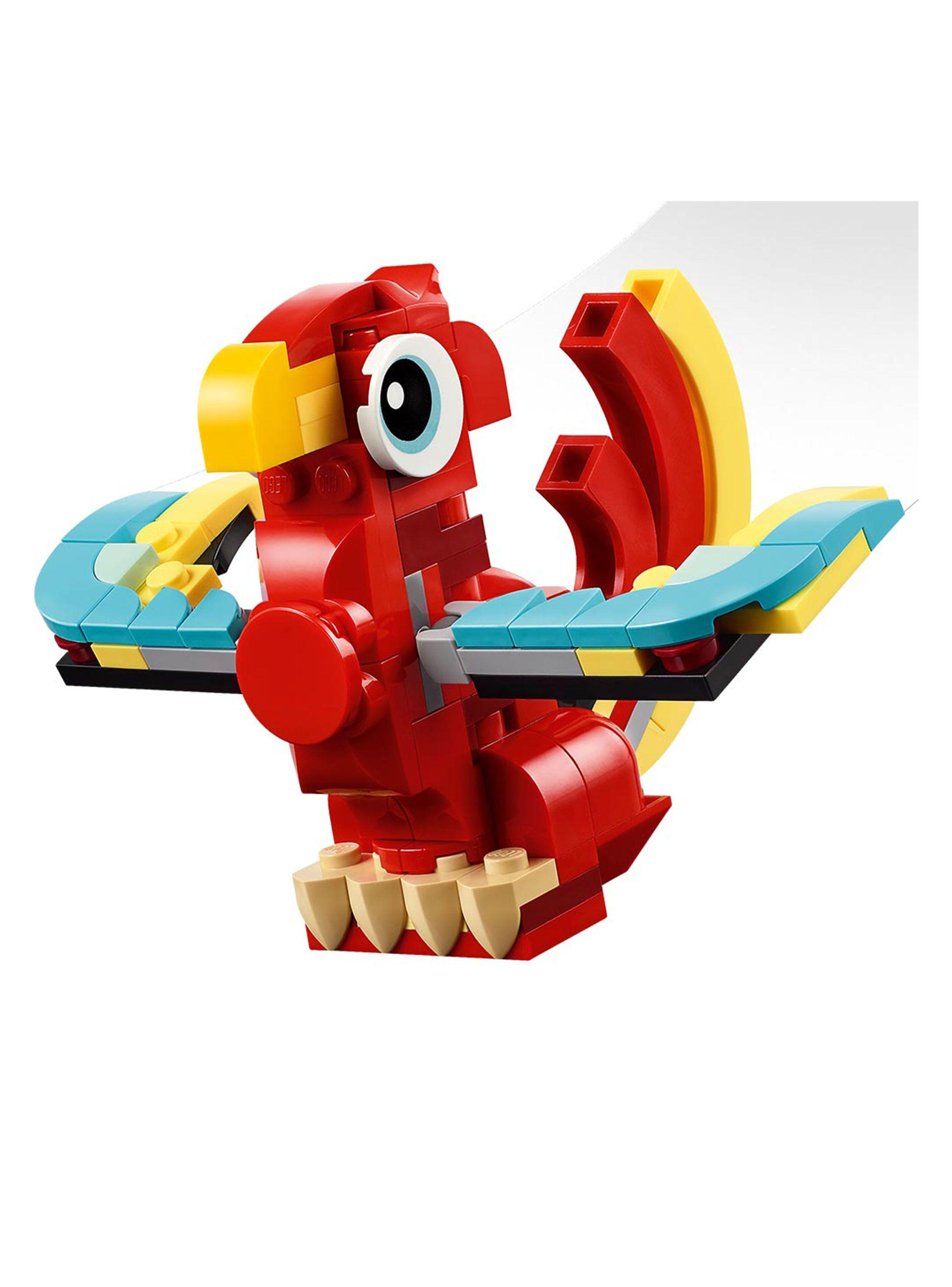 Juguete Armable Creator Dragón Rojo-3