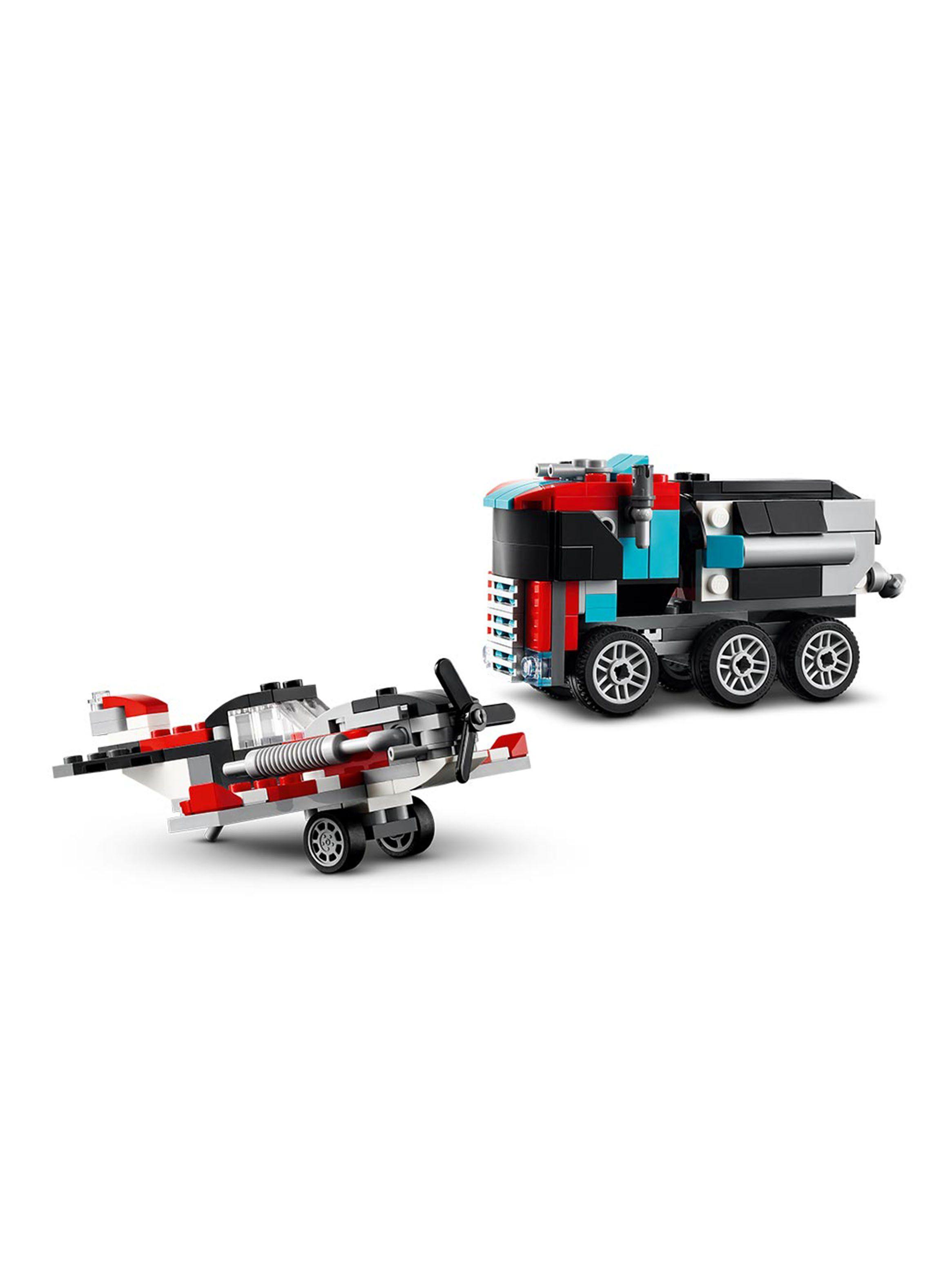 Bloques Creator Camión Plataforma Helicóptero 270 Piezas-2