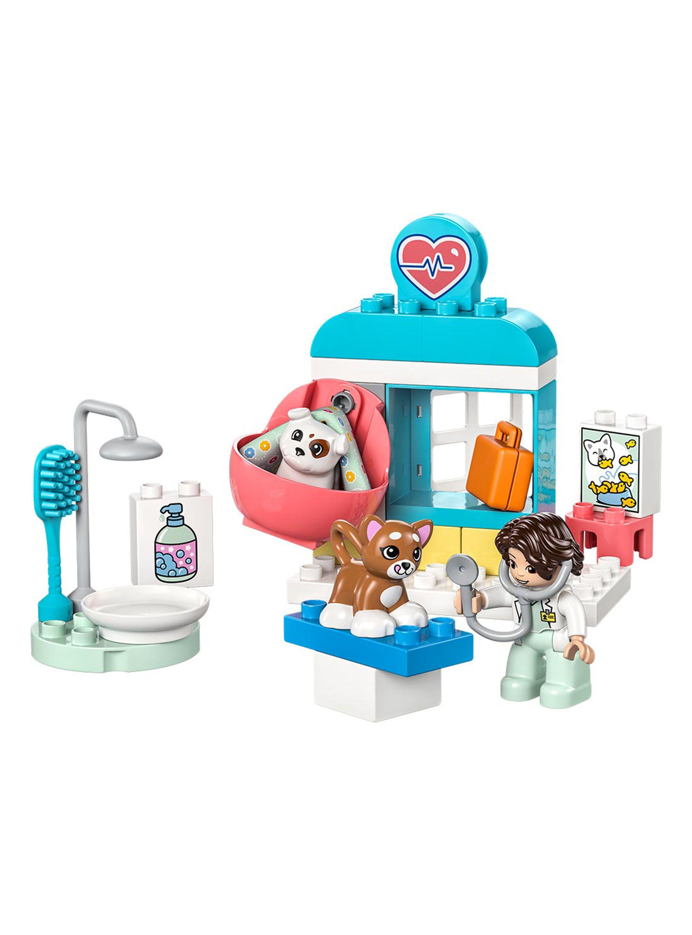 Bloques Duplo Visita al Centro Veterinario 28 Piezas-1