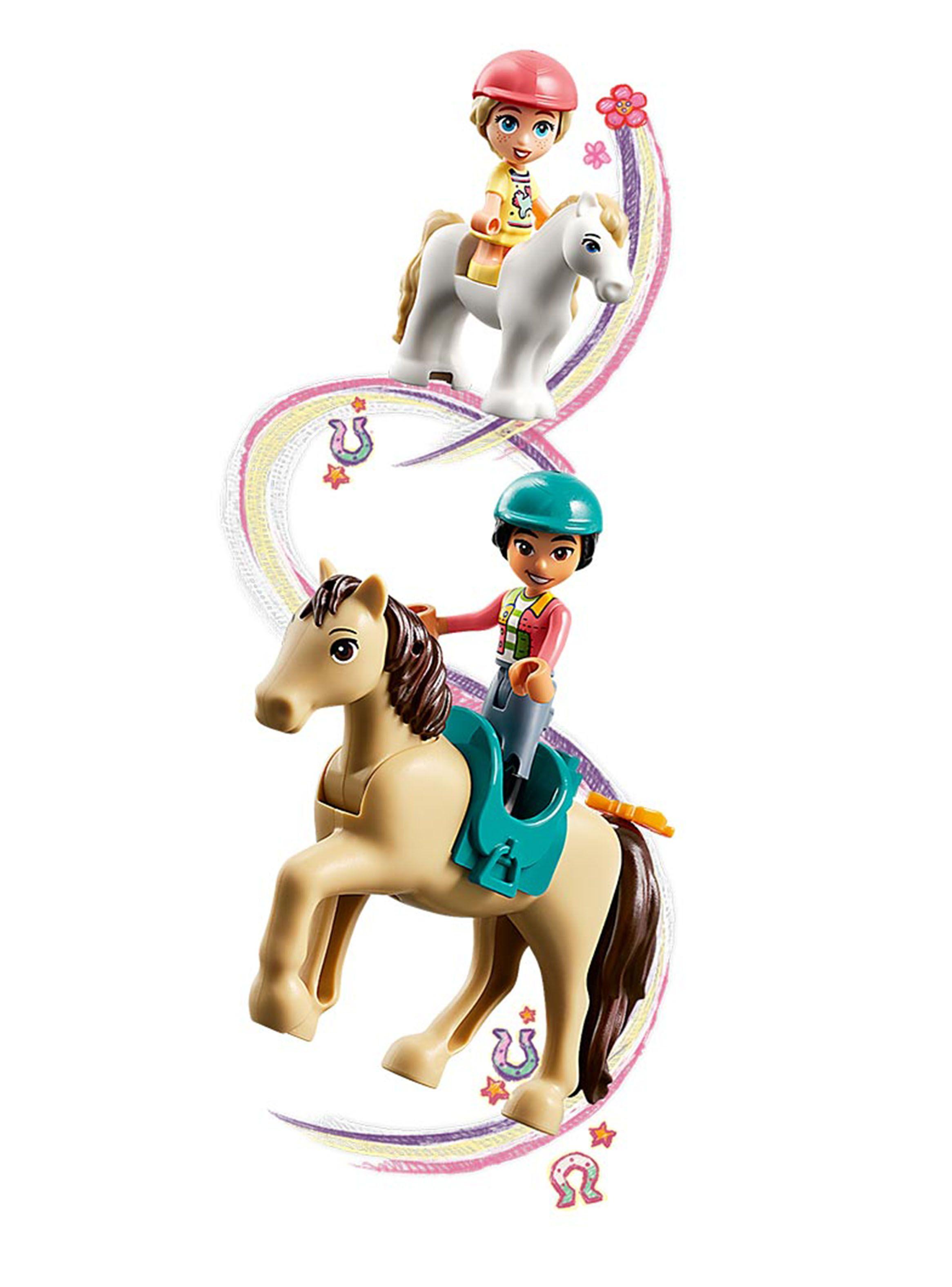 Bloques Friends Remolque para Caballo y Pony 105 Piezas-3