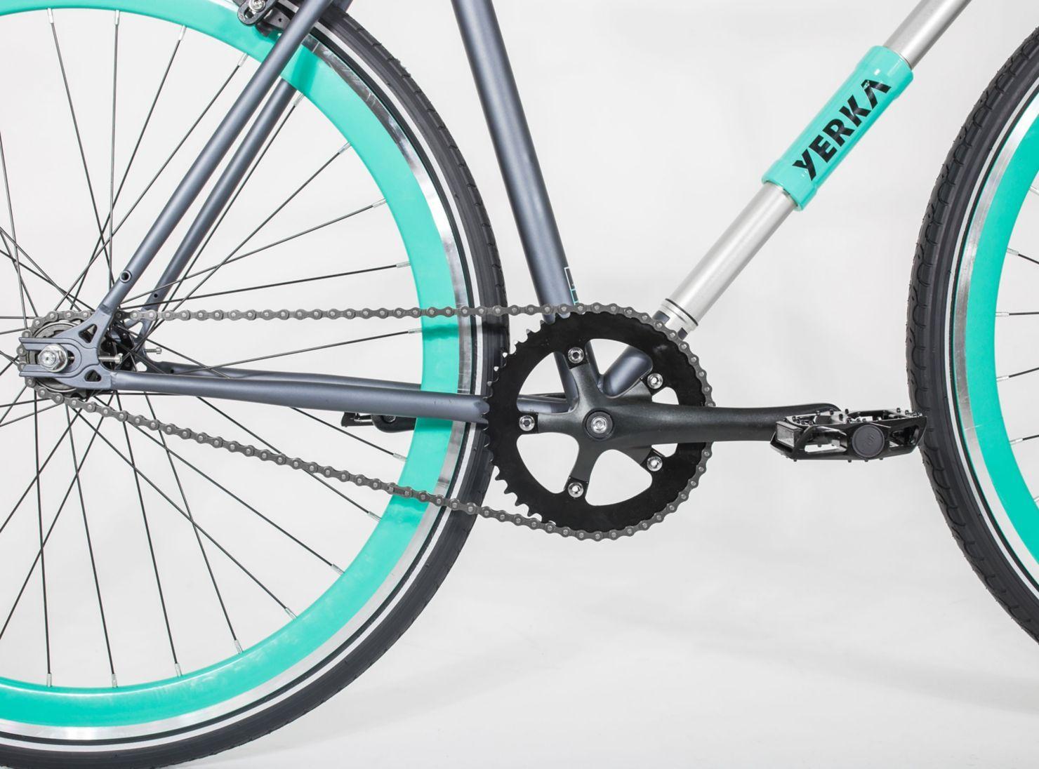 Bicicleta de Paseo Yerka Bikes Aro 28" V2 Speed Gear 3 Velocidades Turquesa-6