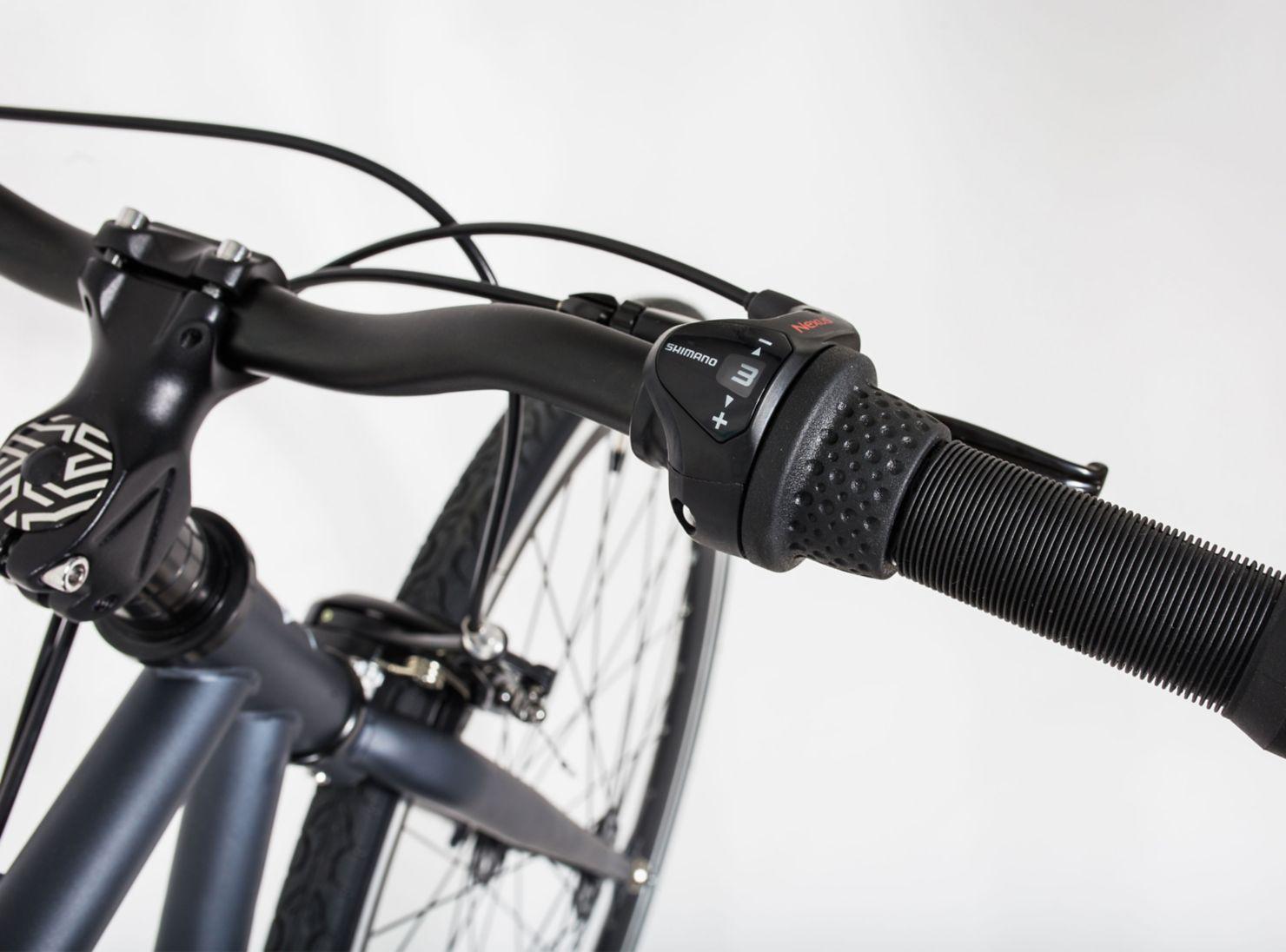 Bicicleta de Paseo Yerka Bikes Aro 28" V2 Speed Gear 3 Velocidades Negra-4